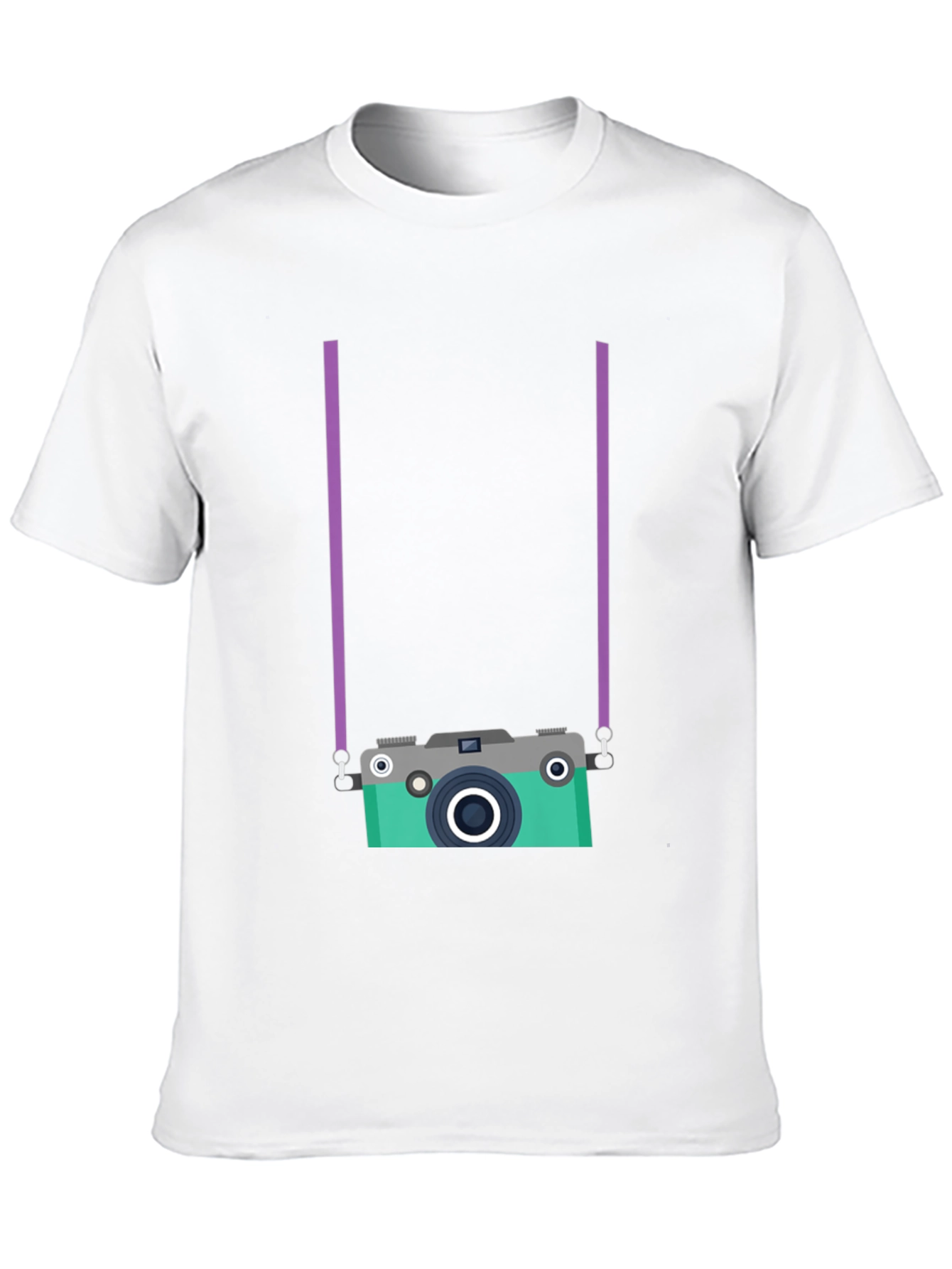 Black Retro Camera Graphic Tee view 10