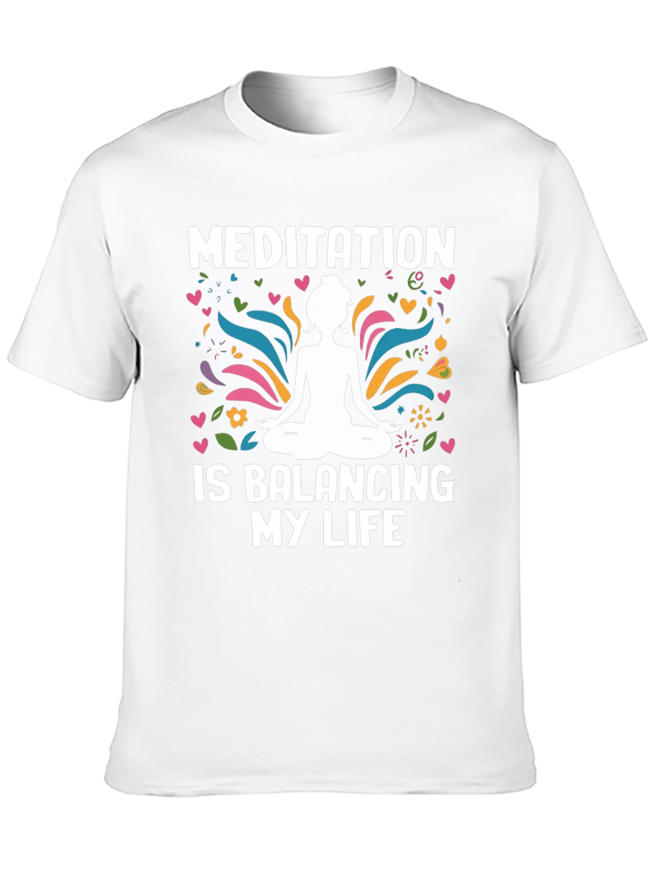 Black Meditation is Balancing My Life T-Shirt view 10