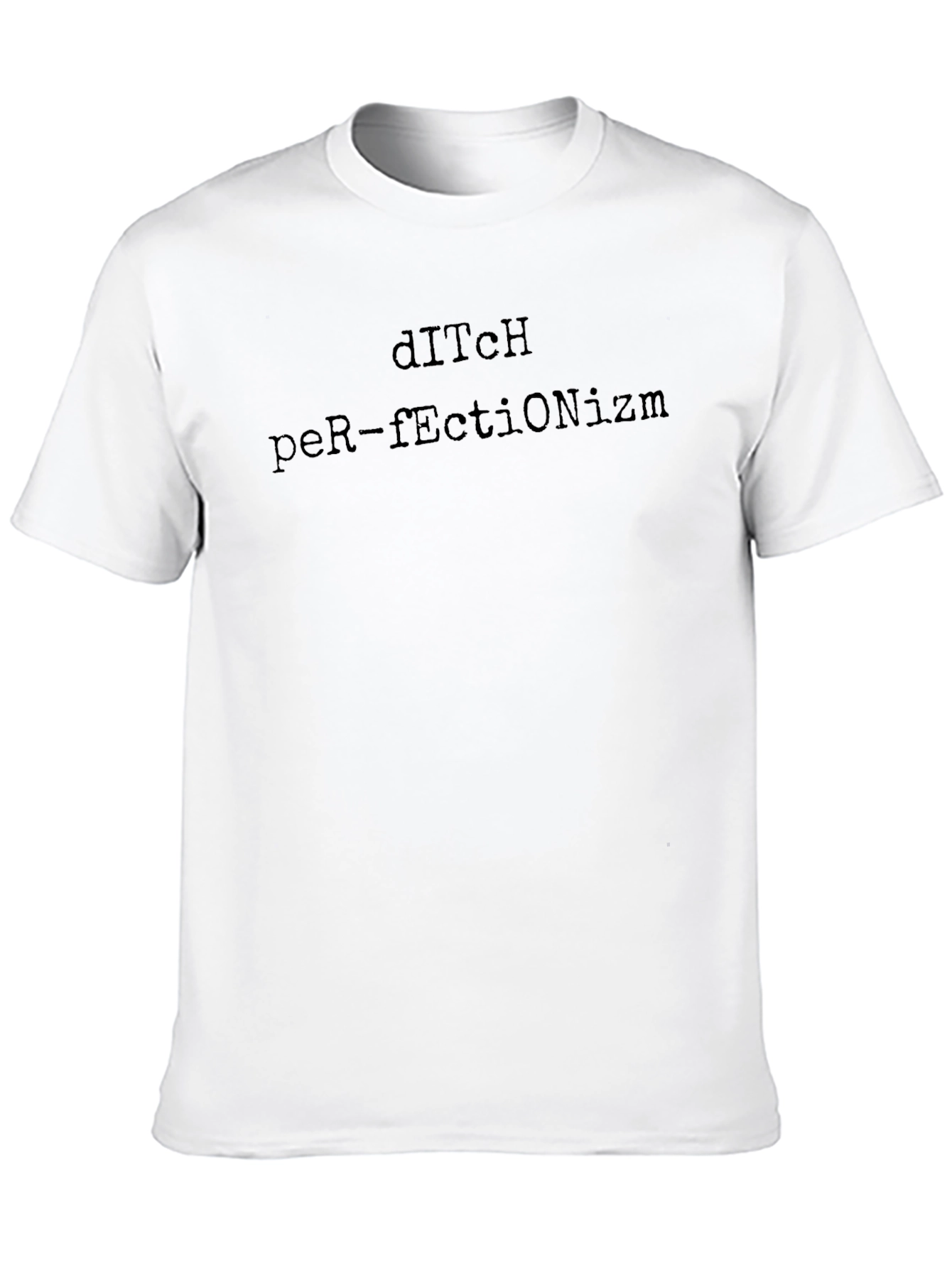 Black Ditch Perfectionism Black Graphic Tee view 10