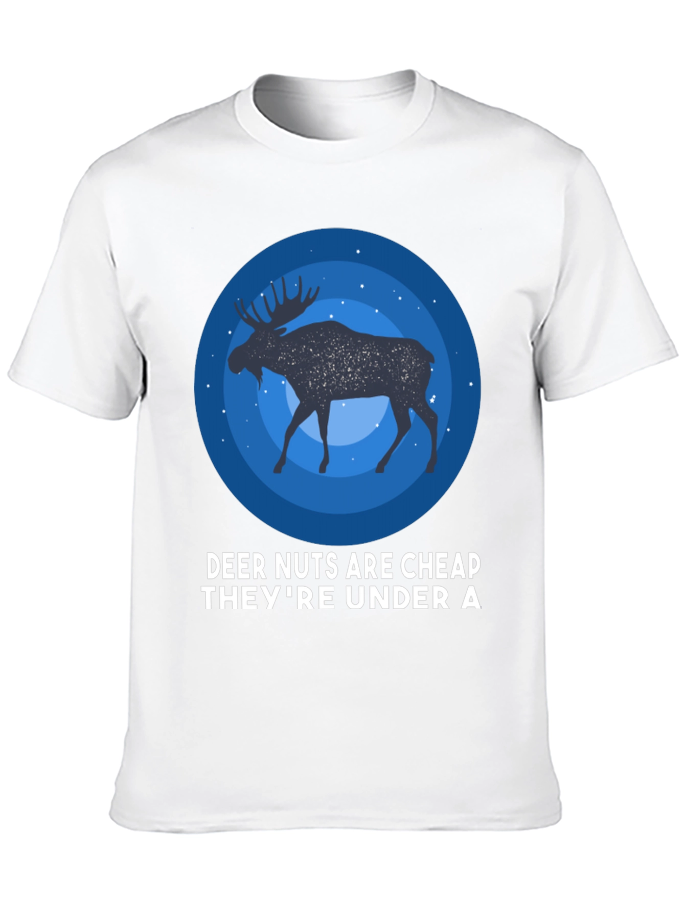 Black Deer Nuts T-Shirt - Funny Graphic Tee for Men view 10