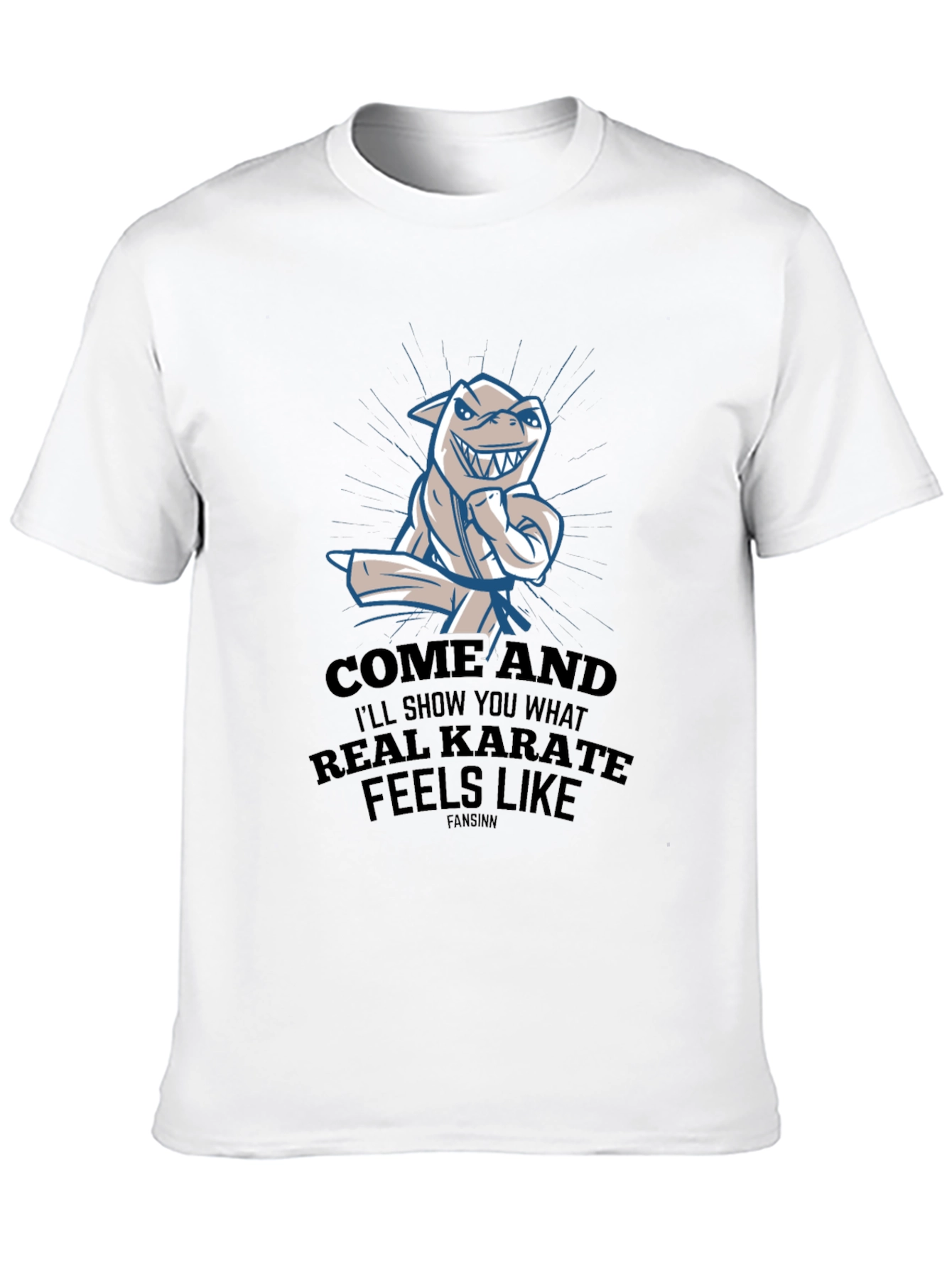 Black Karate Shark T-Shirt - Show Them What Real Karate Feels Like! view 10