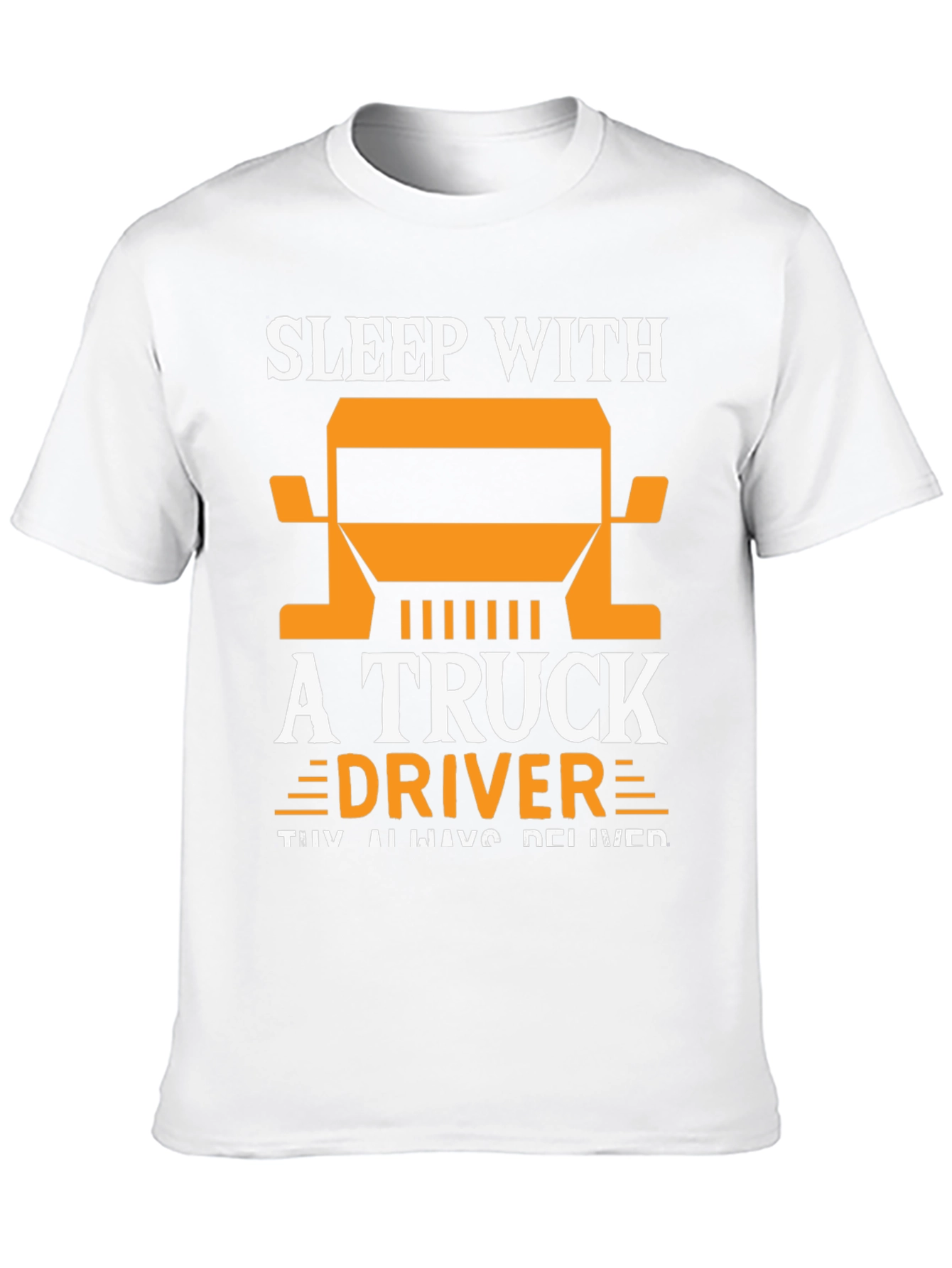 Black Sleep with a Truck Driver T-Shirt view 10