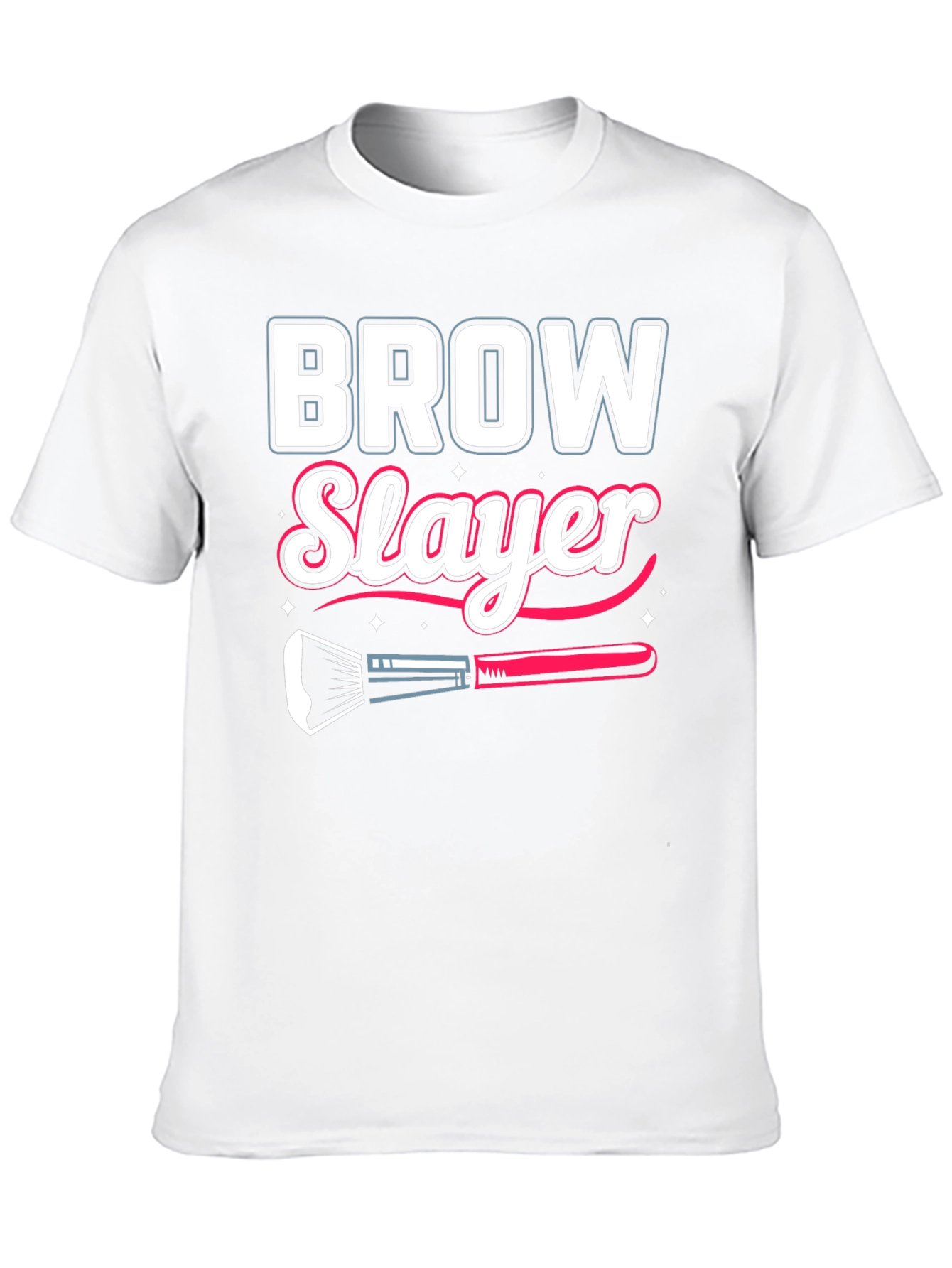 Black Brow Slayer T-Shirt - Makeup Artist Gift view 10