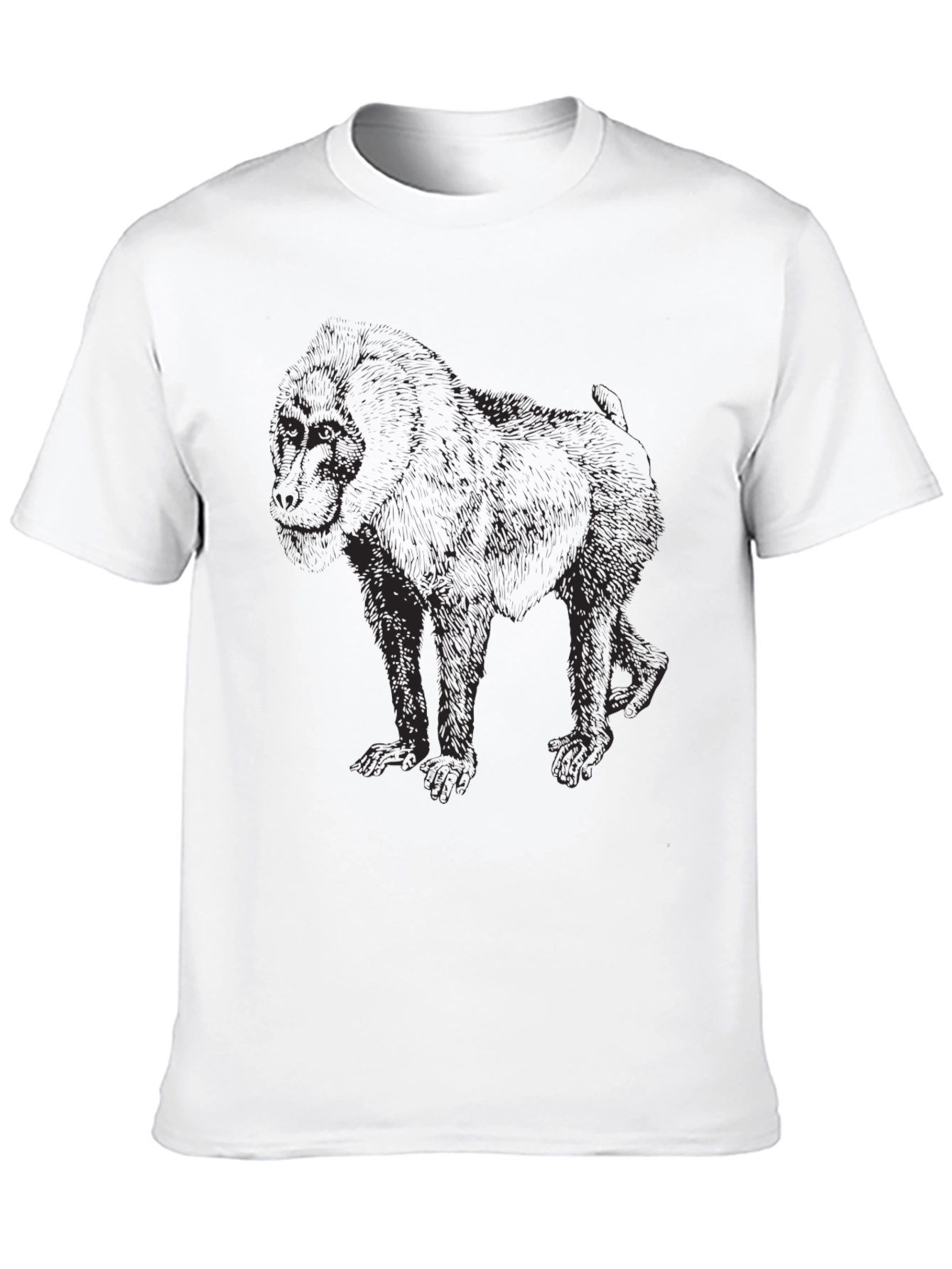 Black Dark Ape Graphic Tee - Men's Black T-Shirt view 10