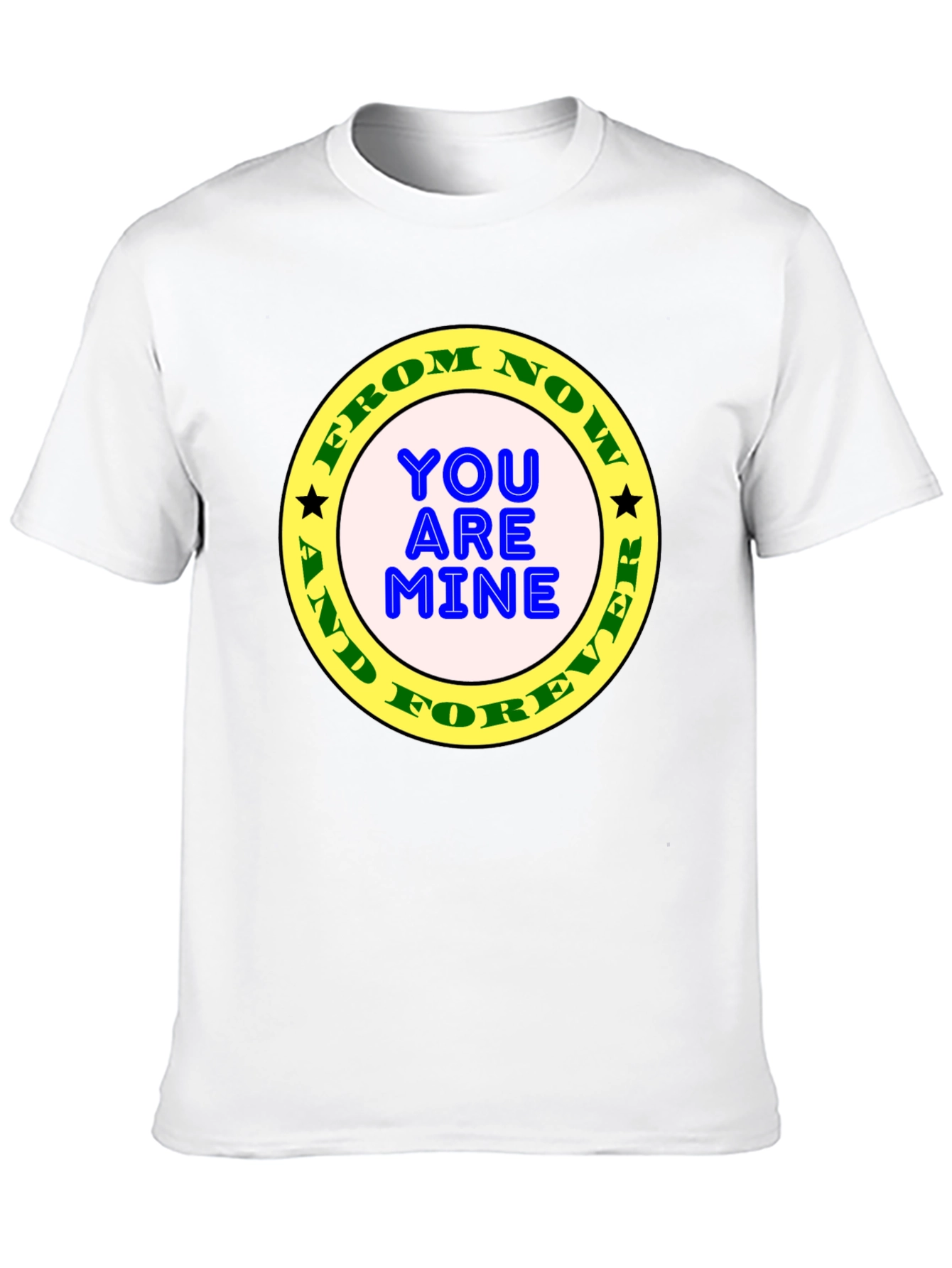 Black You Are Mine Forever T-Shirt view 10