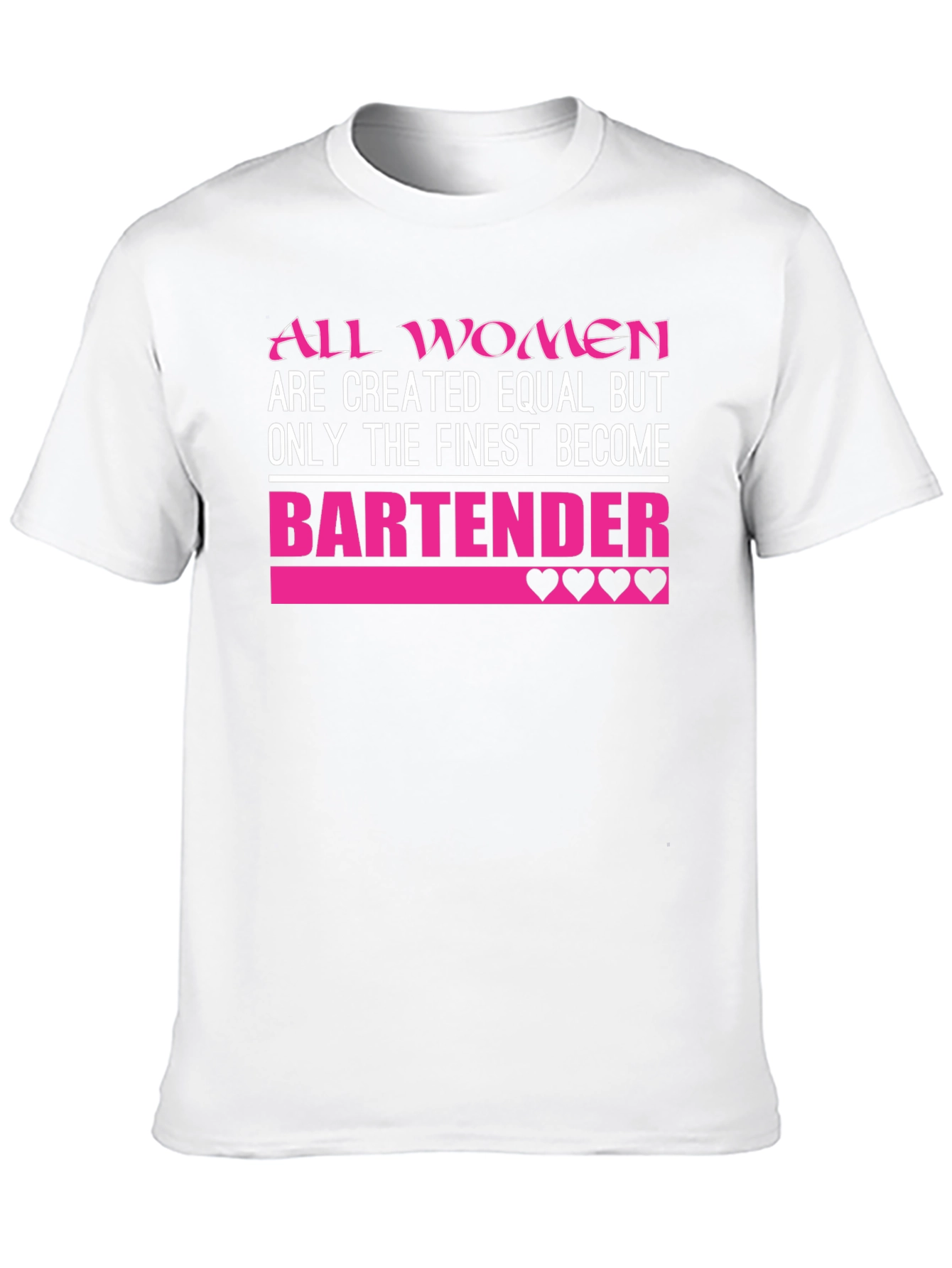 Black Finest Bartender Women's T-Shirt view 10