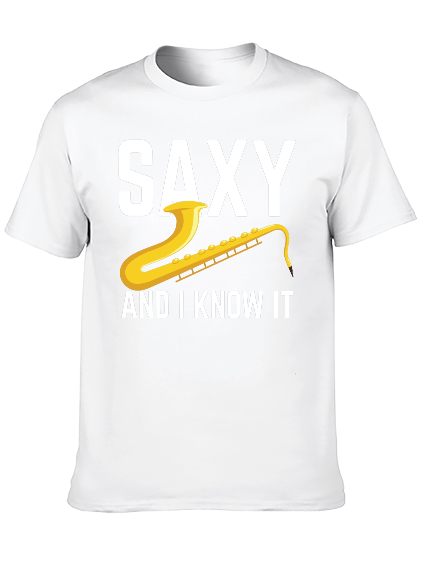 Black Saxy And I Know It T-Shirt view 10