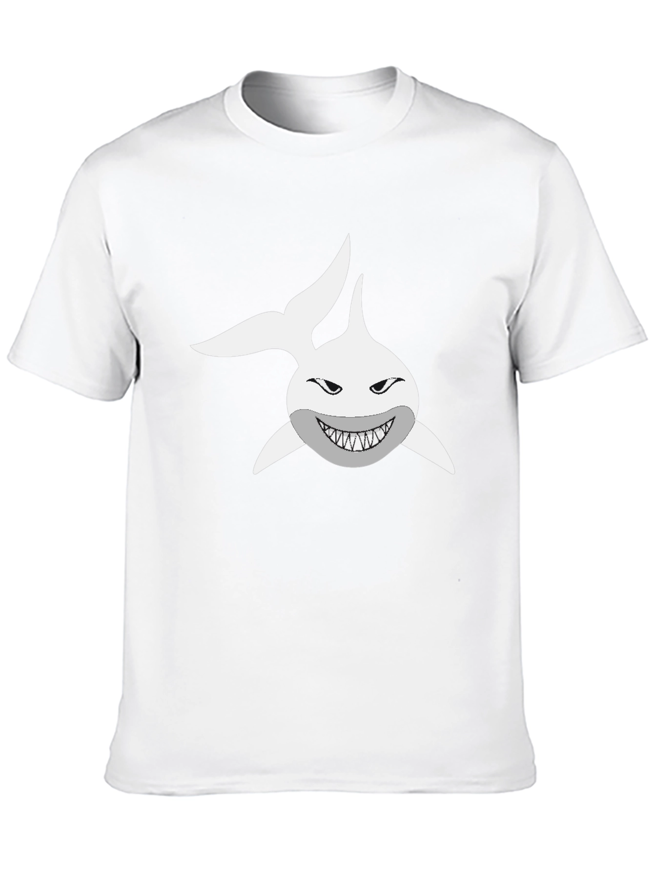 Shark Graphic T-Shirt - Men's Black Tee - 10