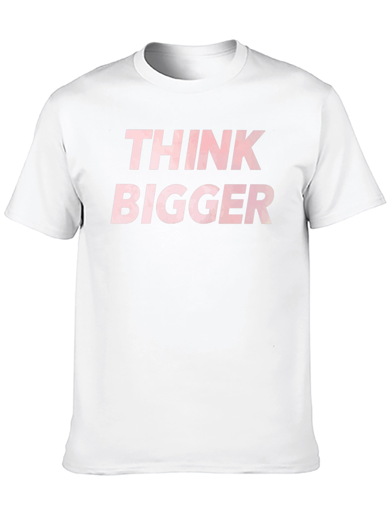 Black Think Bigger Graphic Tee - Motivational T-Shirt view 10