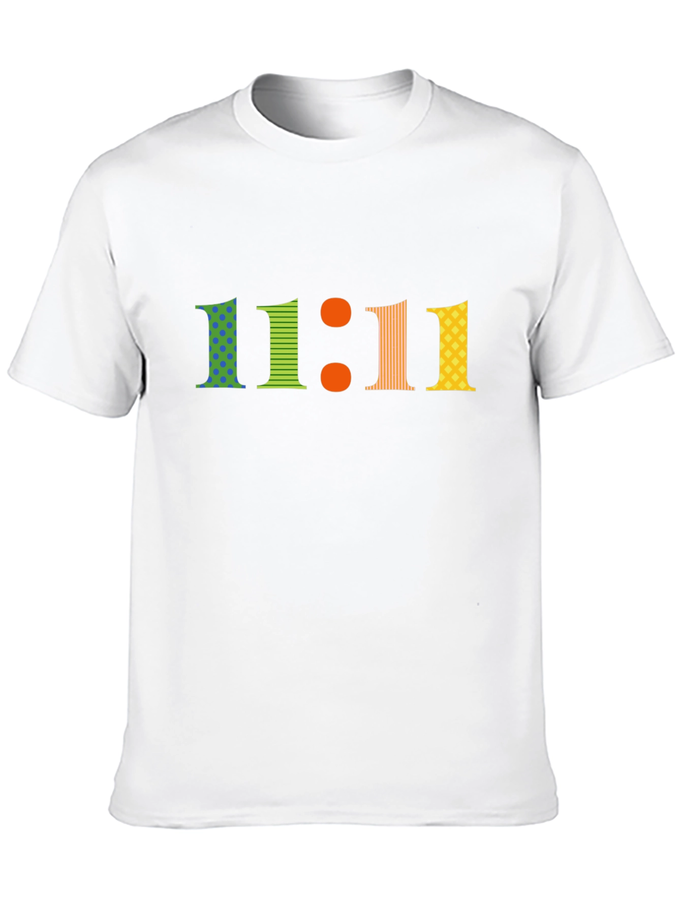Black 11:11 Graphic Print T-Shirt view 10