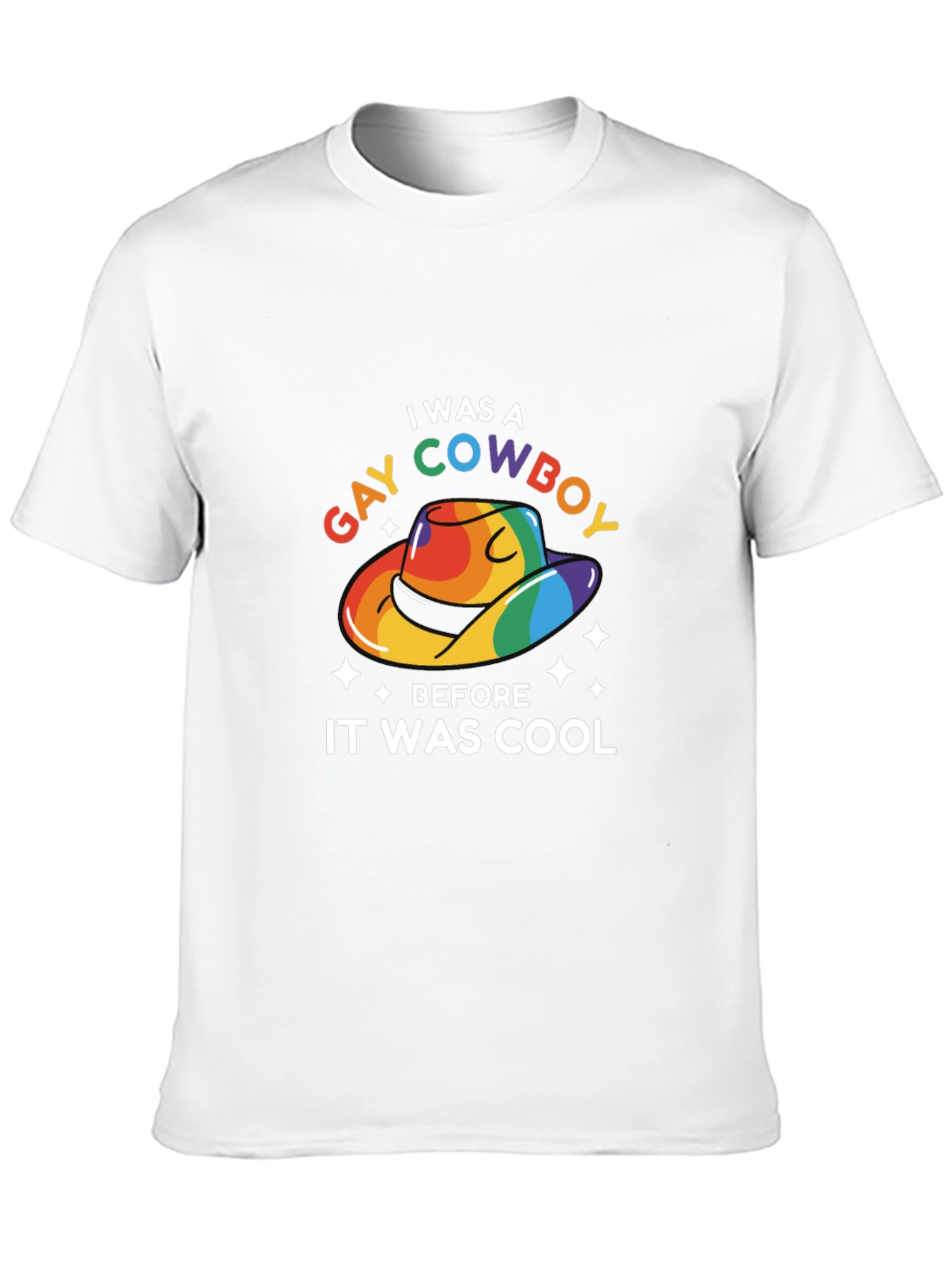 Black Gay Cowboy T-Shirt - Pride & Humor view 10