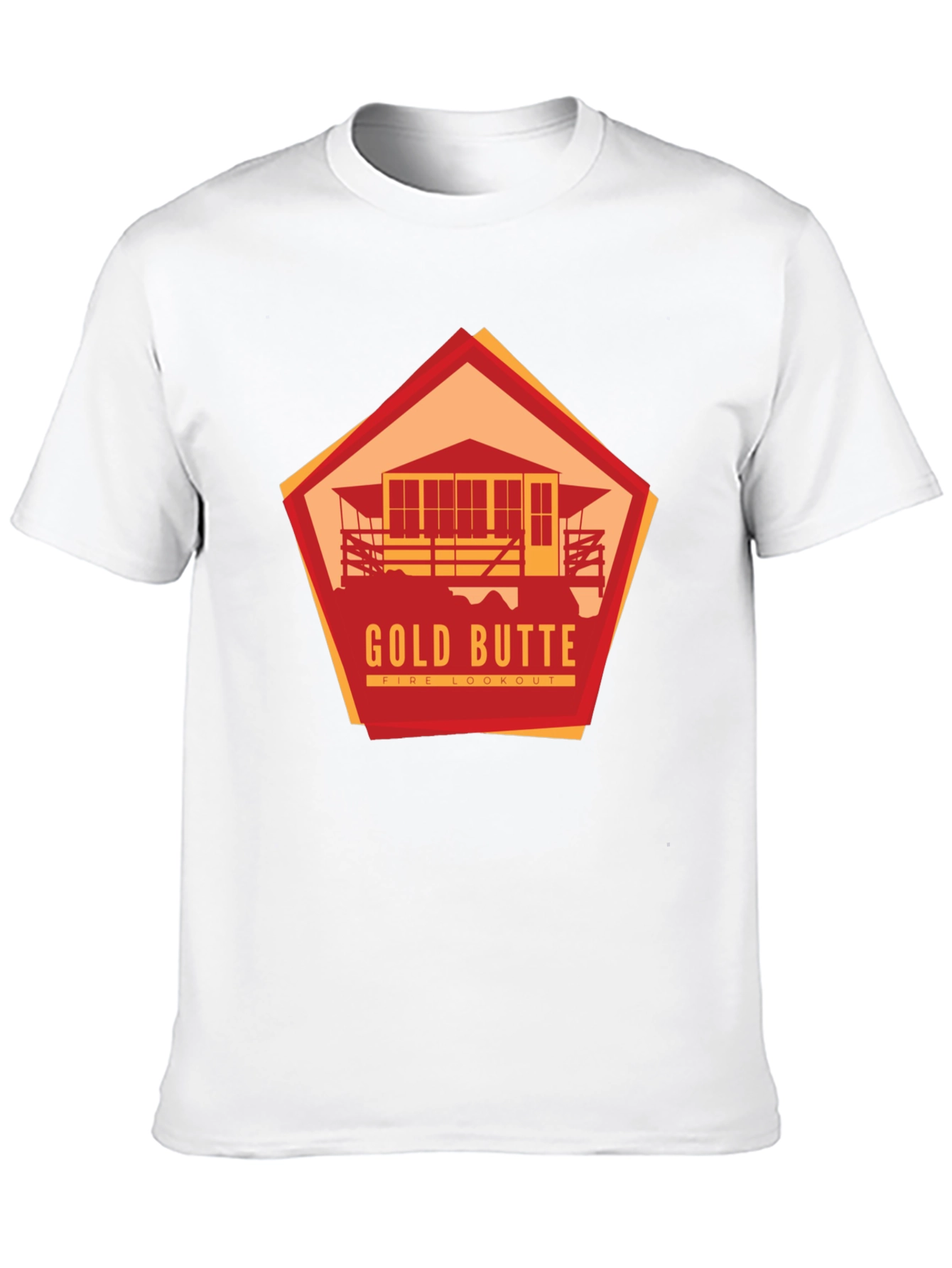 Black Gold Butte Fire Lookout Graphic Tee view 10