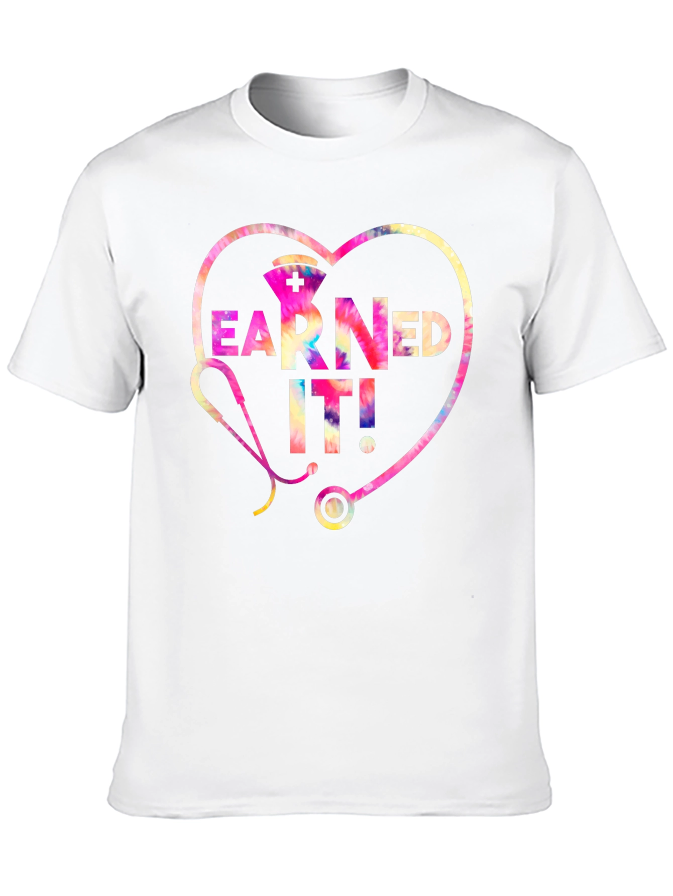 Black Earned It! Nurse T-Shirt view 10