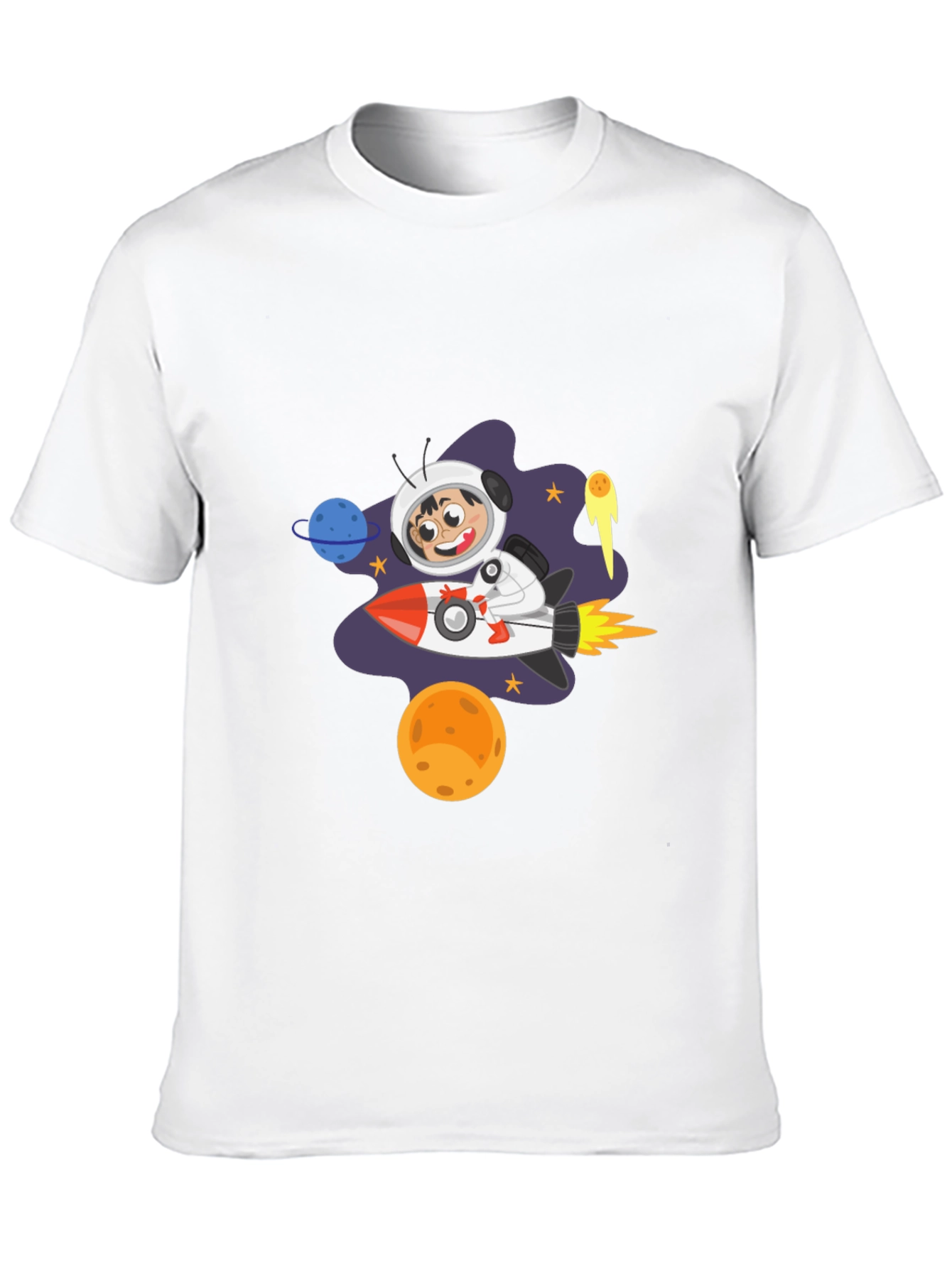 Black Astronaut Kid's T-Shirt view 10