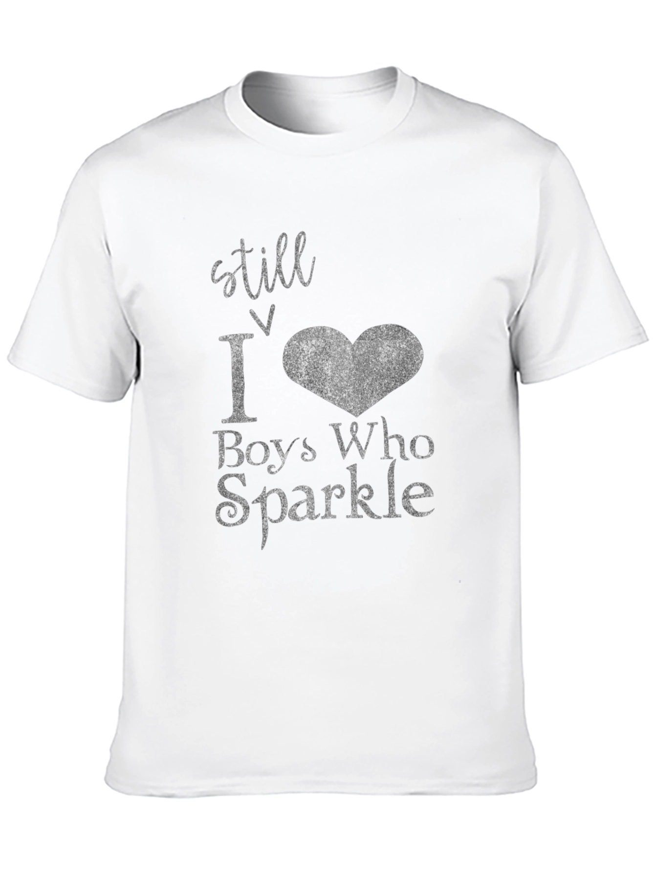 Black Still Love Boys Who Sparkle Black T-Shirt view 10