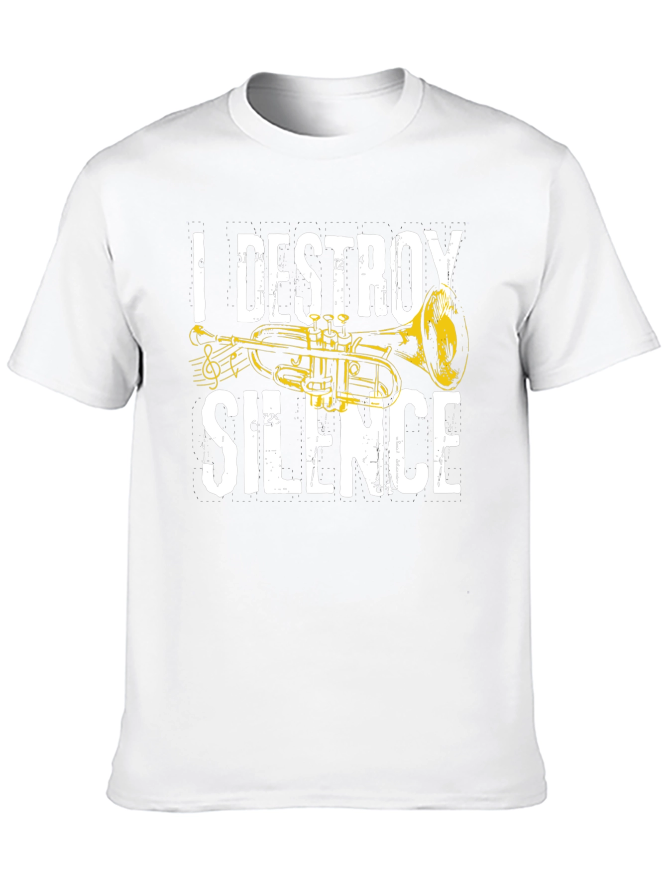 Black I Destroy Silence T-Shirt - Musician Tee view 10