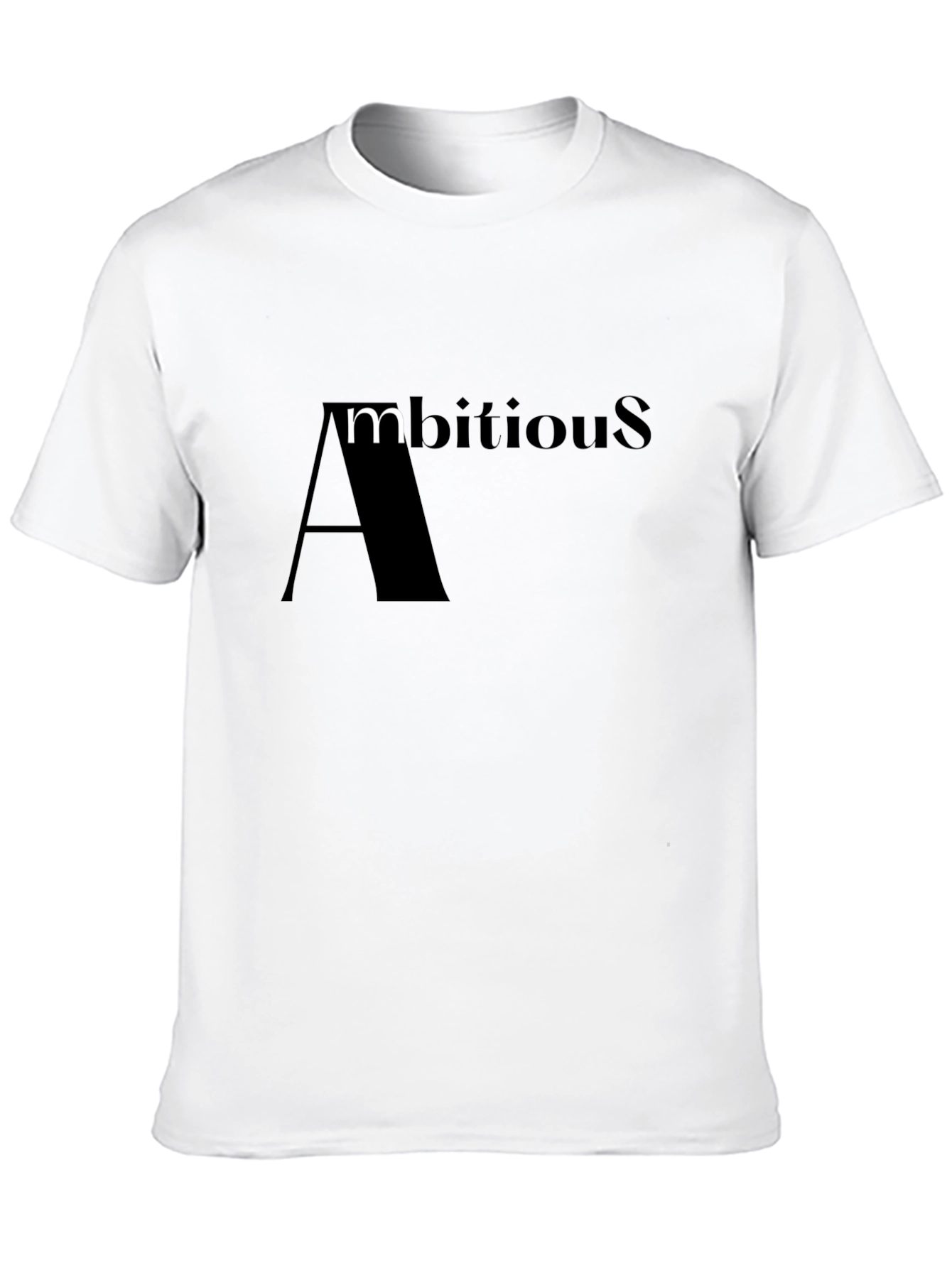 Black Ambitious Graphic Black T-Shirt view 10