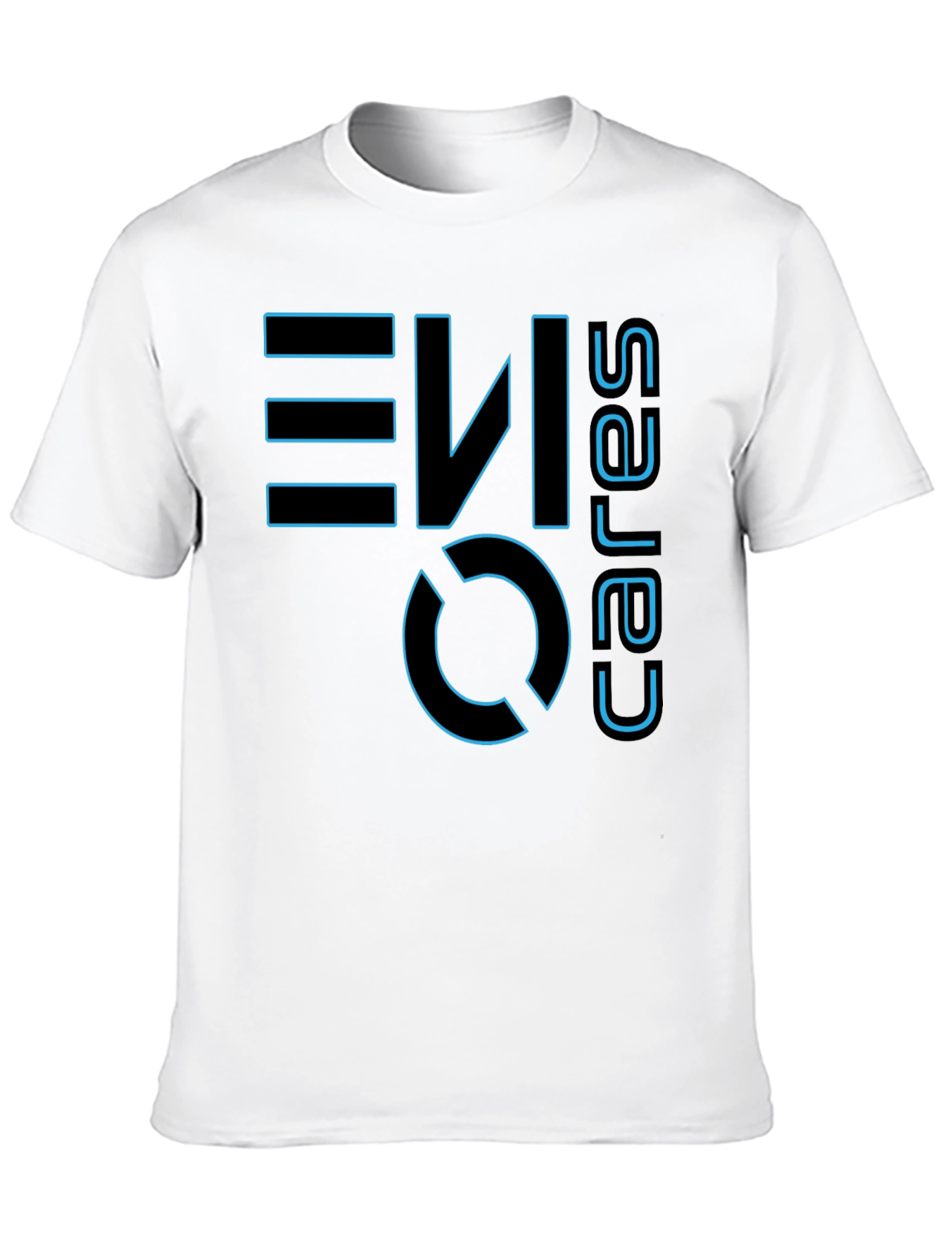 Black Evolve One Cares Graphic Tee - Stylish Black T-Shirt view 10