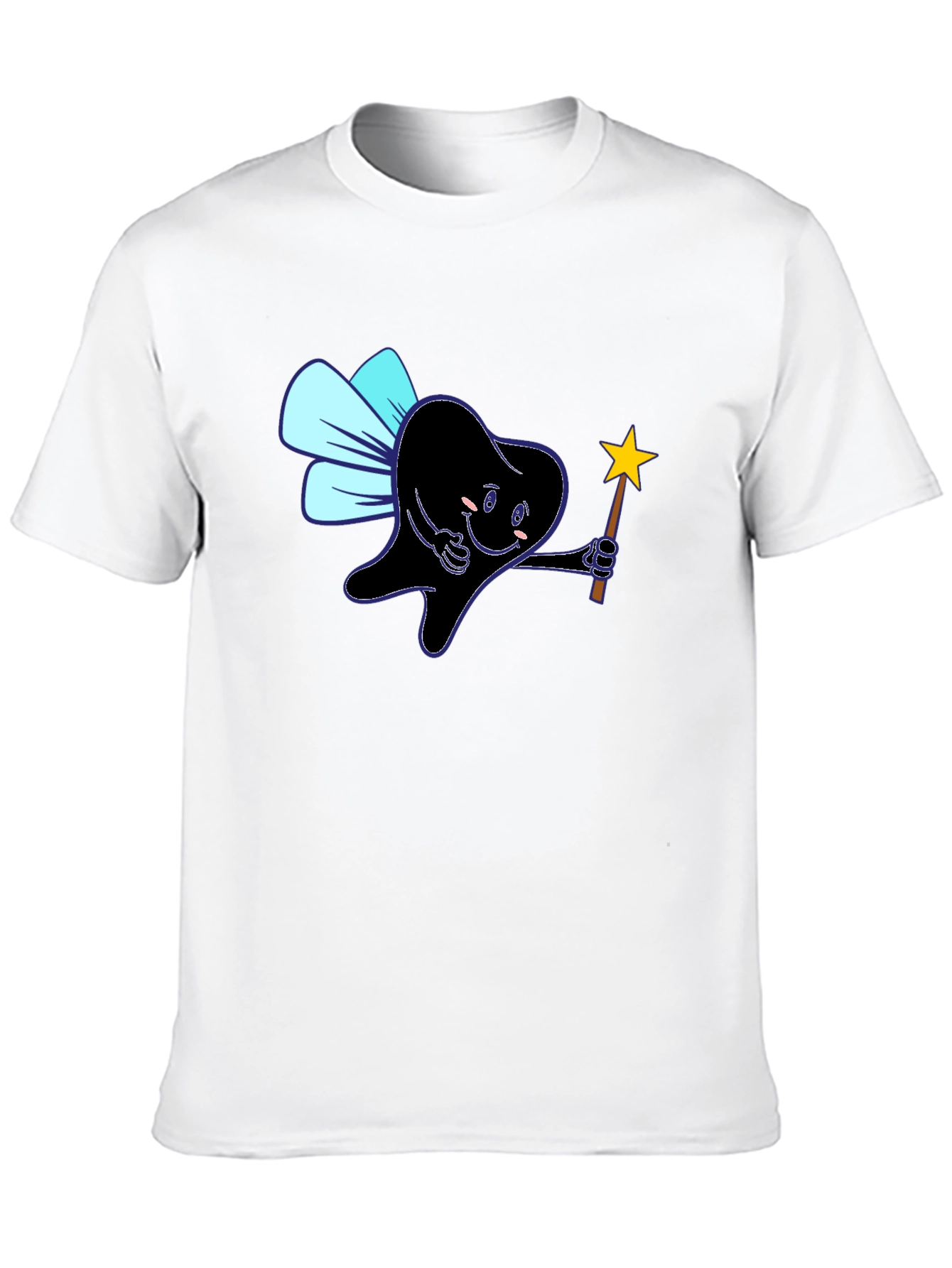 Black Tooth Fairy T-Shirt - Fun Dentist Tee view 10