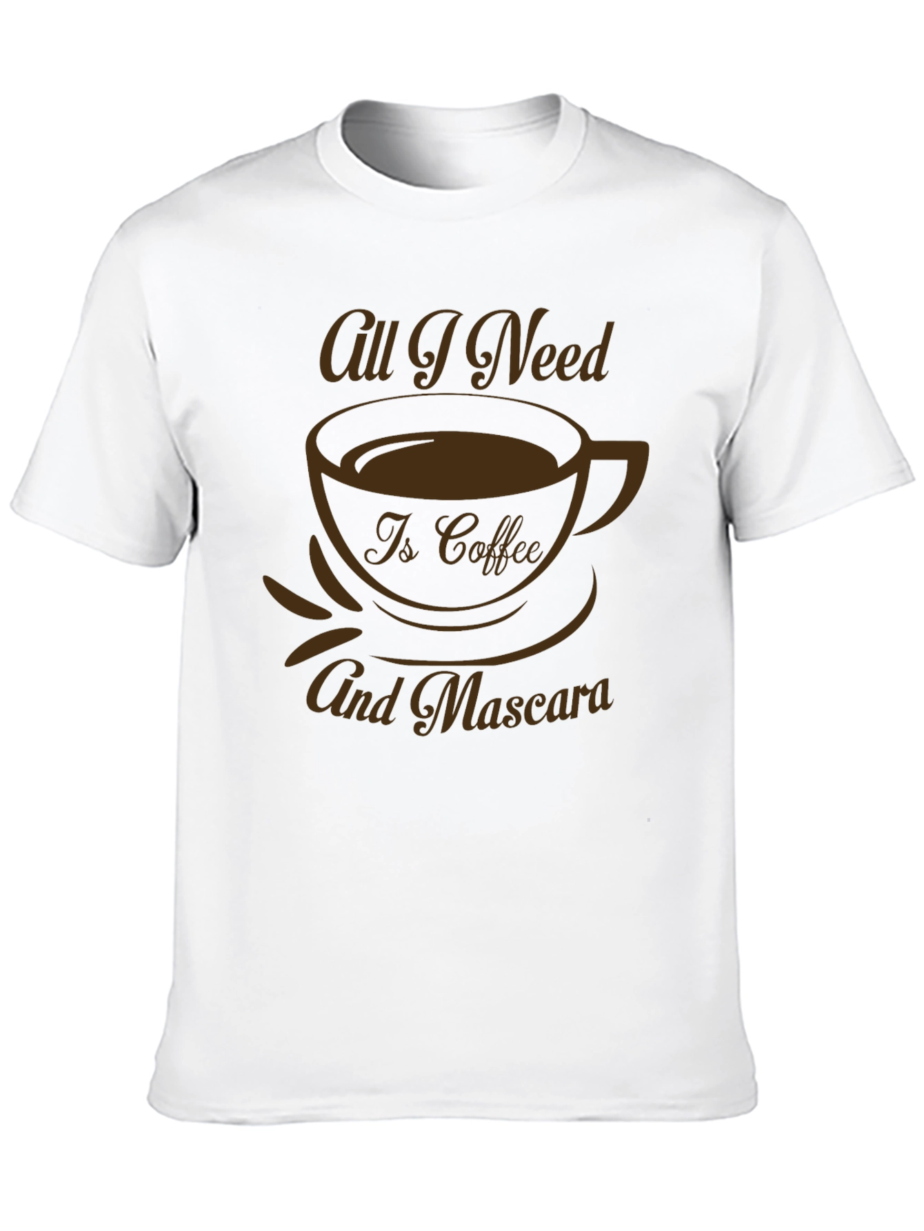 Black Coffee & Mascara Graphic Tee - Black view 10