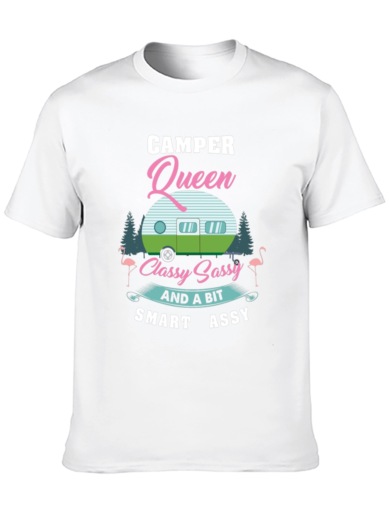 Camper Queen T-Shirt - Classy Sassy & a Bit Smart Assy - 10
