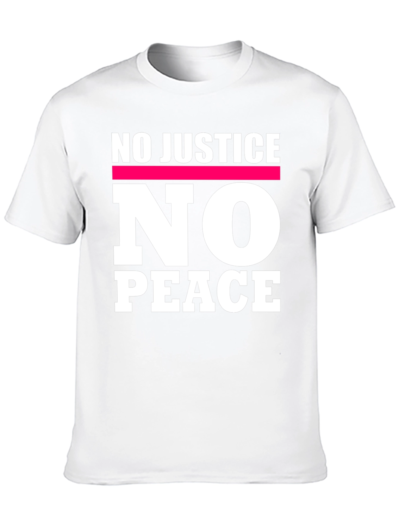 Black No Justice No Peace Graphic Tee view 10