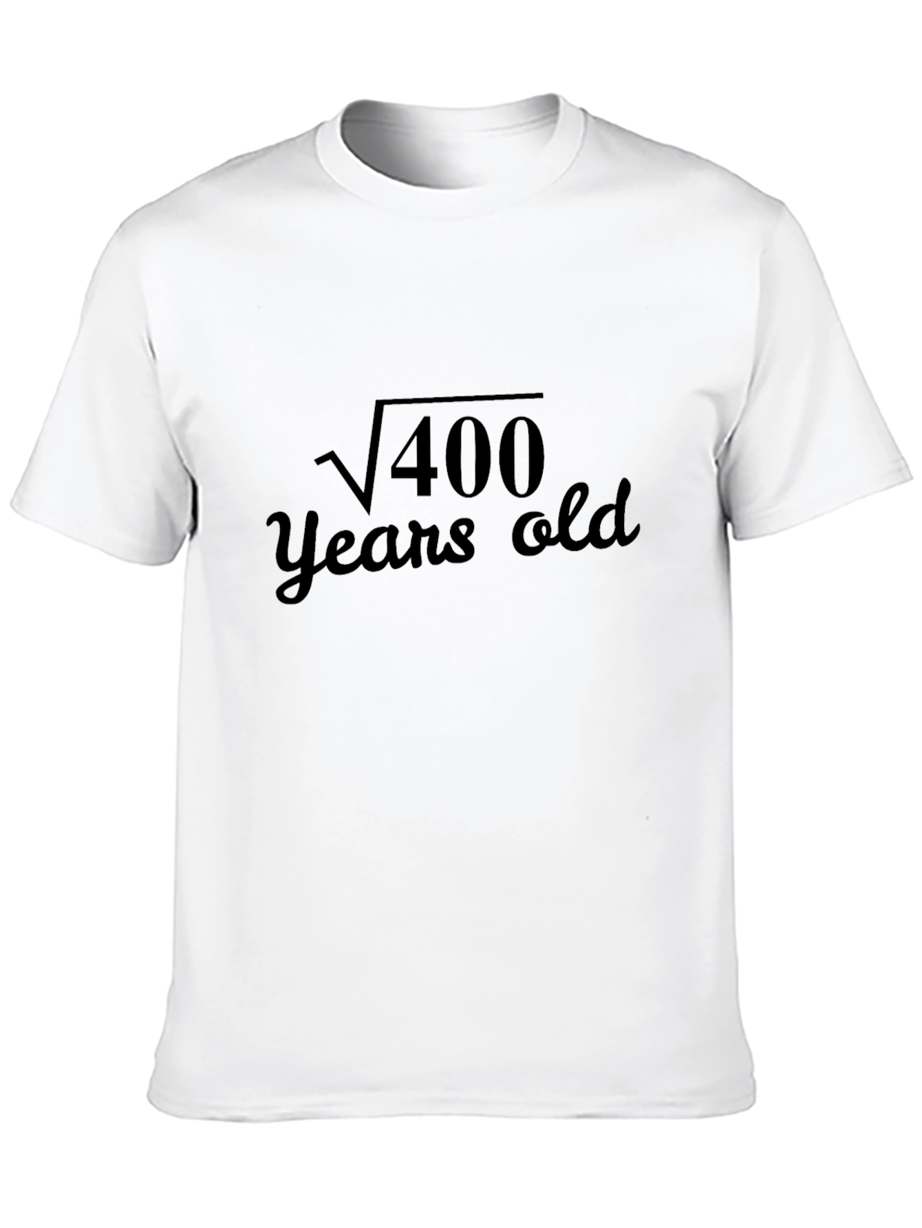 Black Funny 20 Years Old Math T-Shirt Birthday Gift view 10