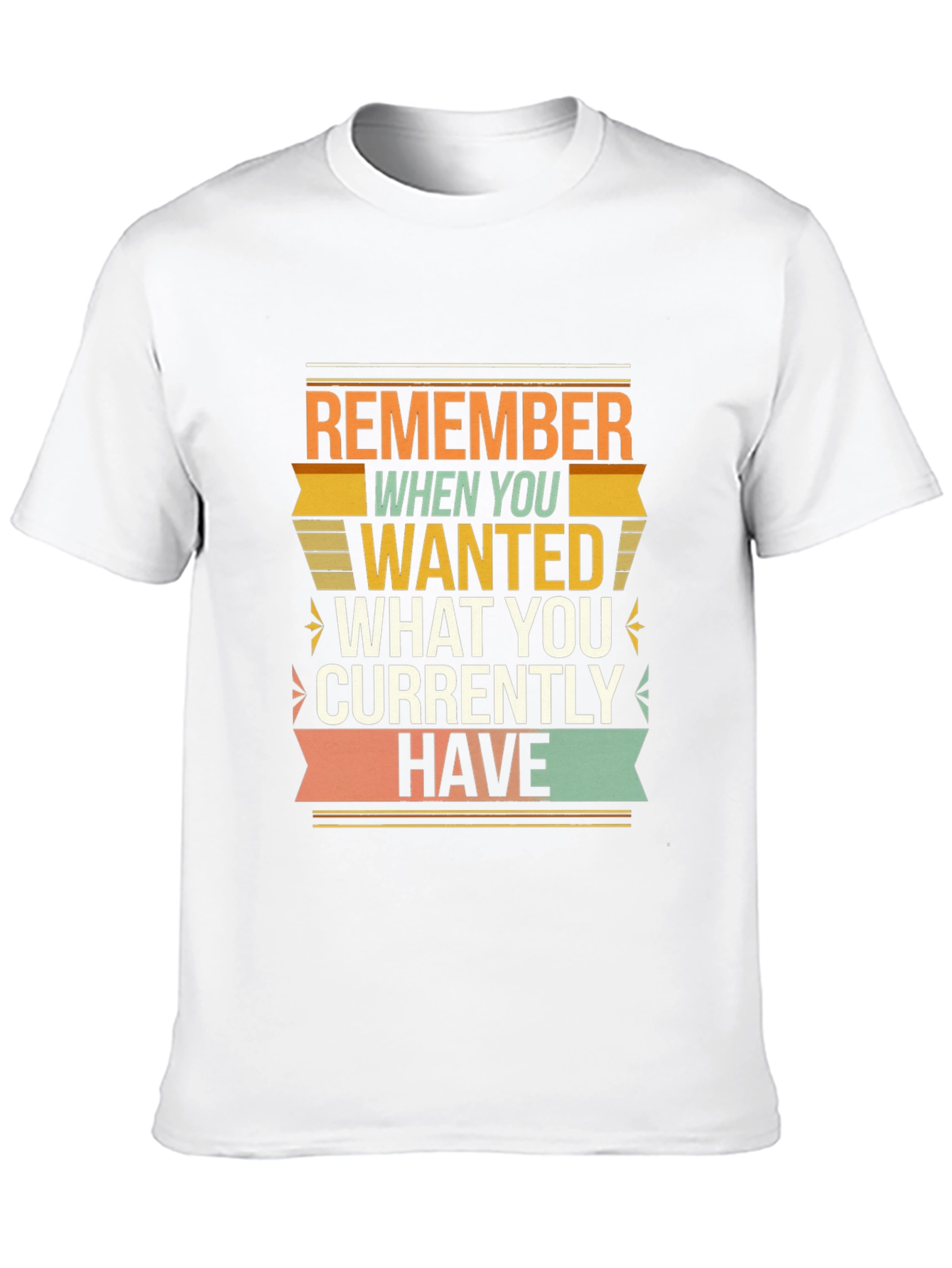 Black Motivational Graphic T-Shirt - Remember When You Wanted view 10