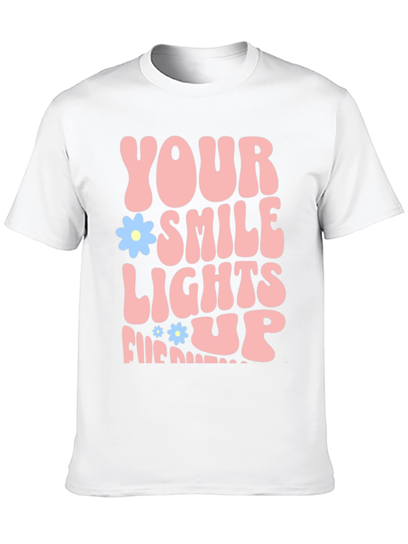 Black Your Smile Lights Up Graphic Tee view 10