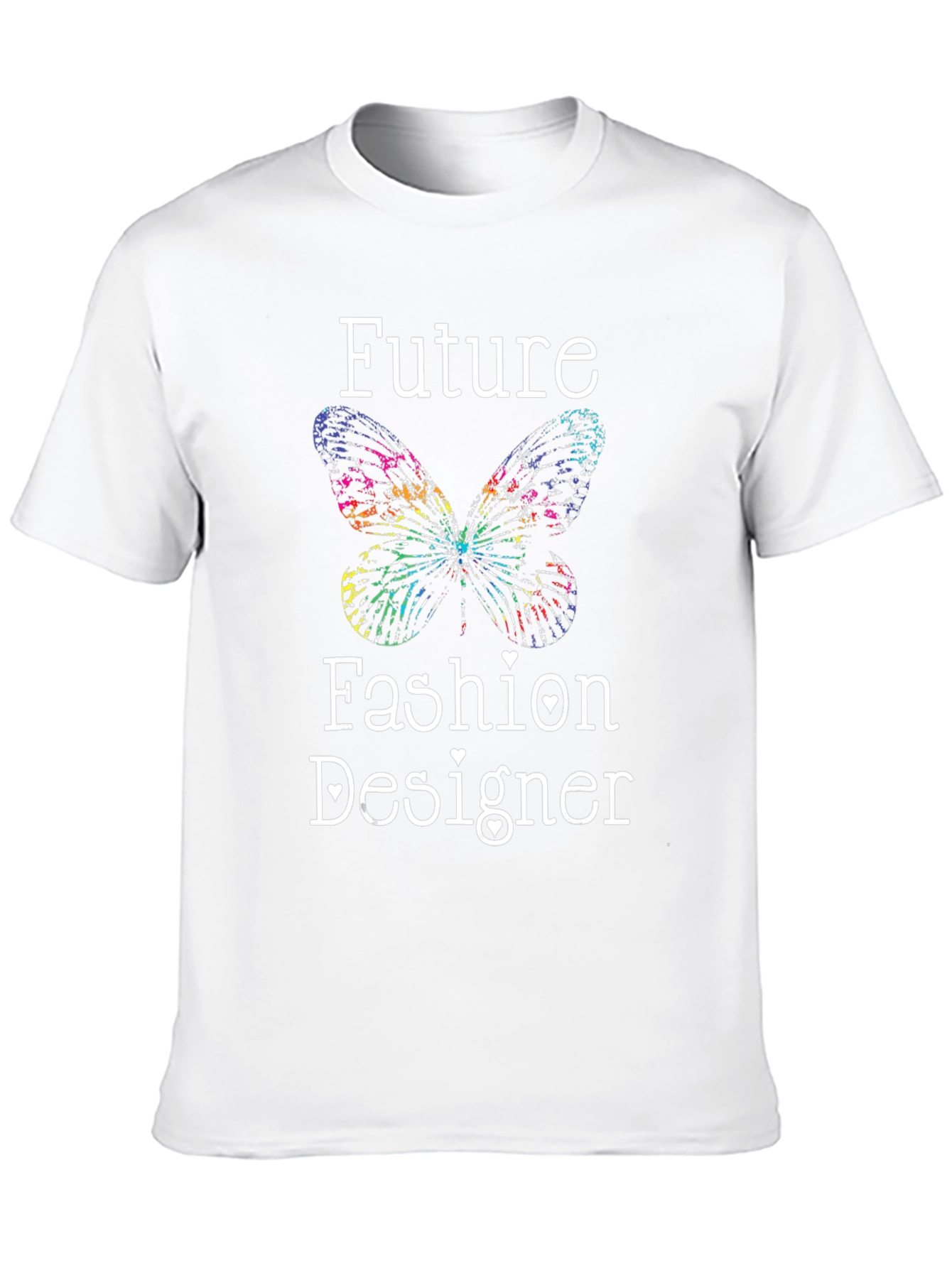 Black Future Fashion Designer Butterfly Graphic Tee view 10