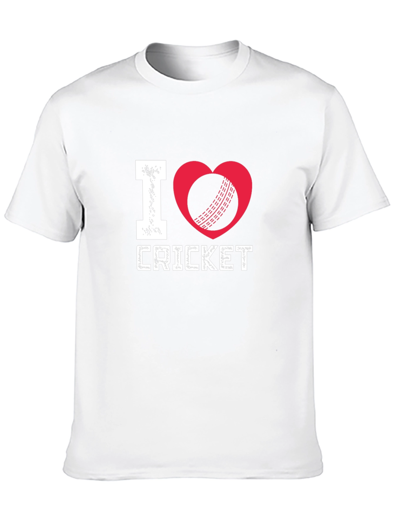 Black I Love Cricket Black T-Shirt view 10