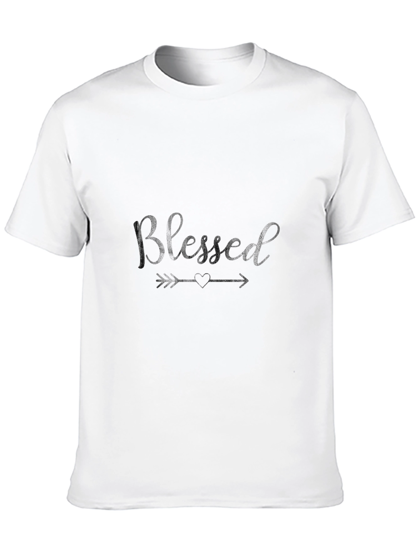 Black Blessed Graphic T-Shirt - Stylish and Comfortable view 10
