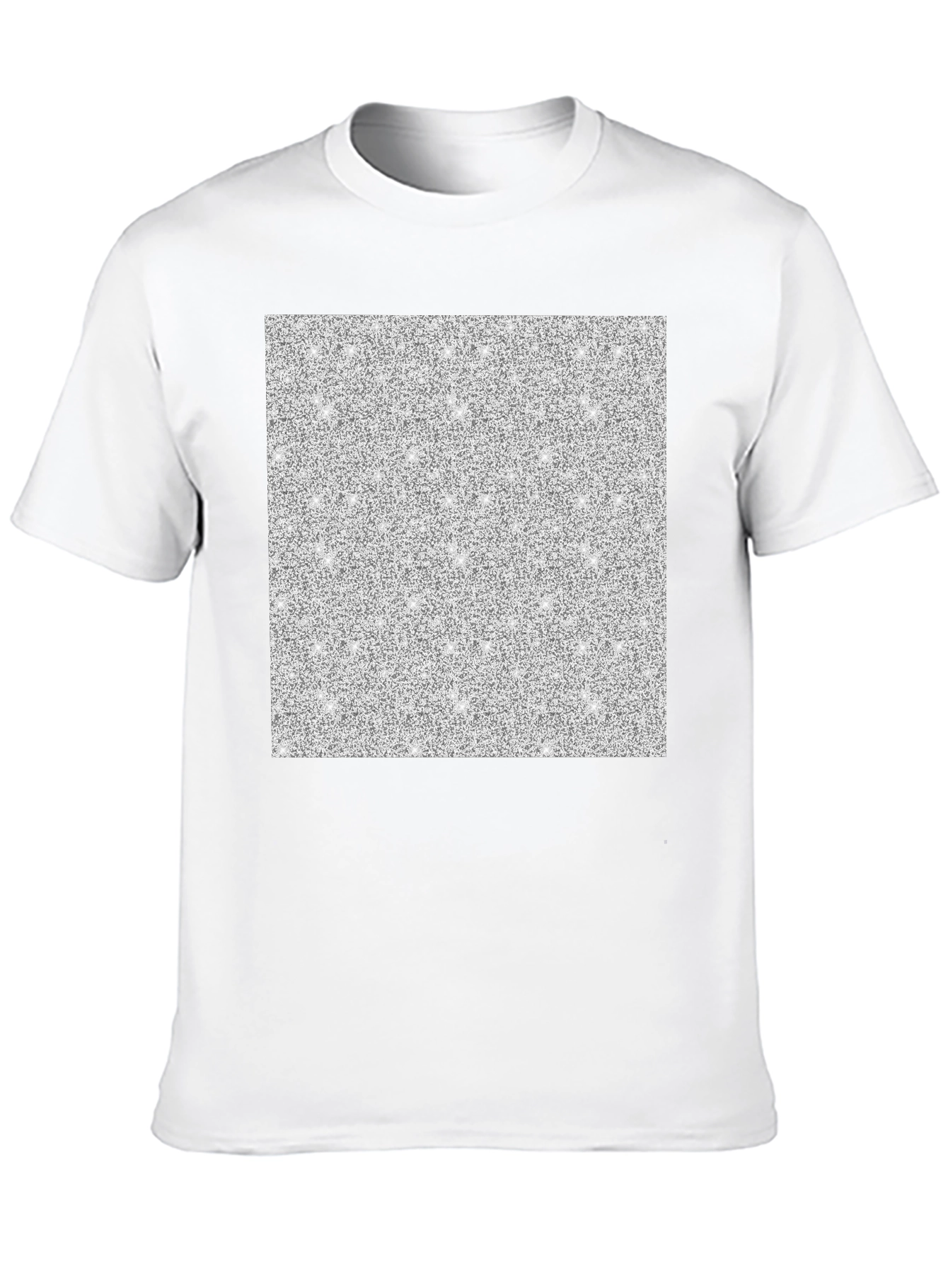 Black Abstract Pattern Black T-Shirt view 10
