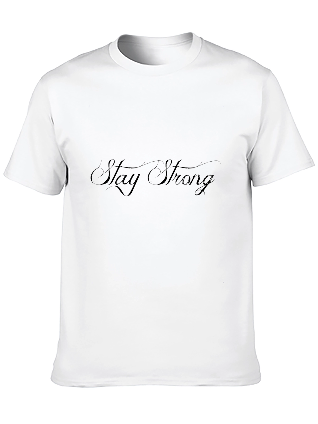 Black Stay Strong Black T-Shirt - Mens view 10