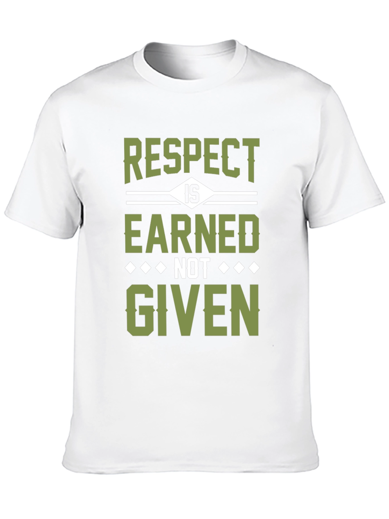 Black Respect is Earned T-Shirt view 10