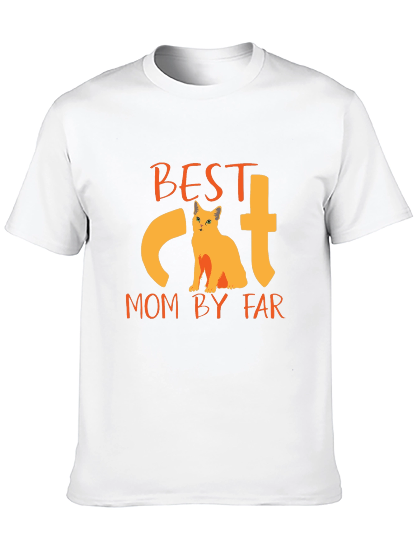 Black Best Cat Mom T-Shirt - Novelty Graphic Tee view 10