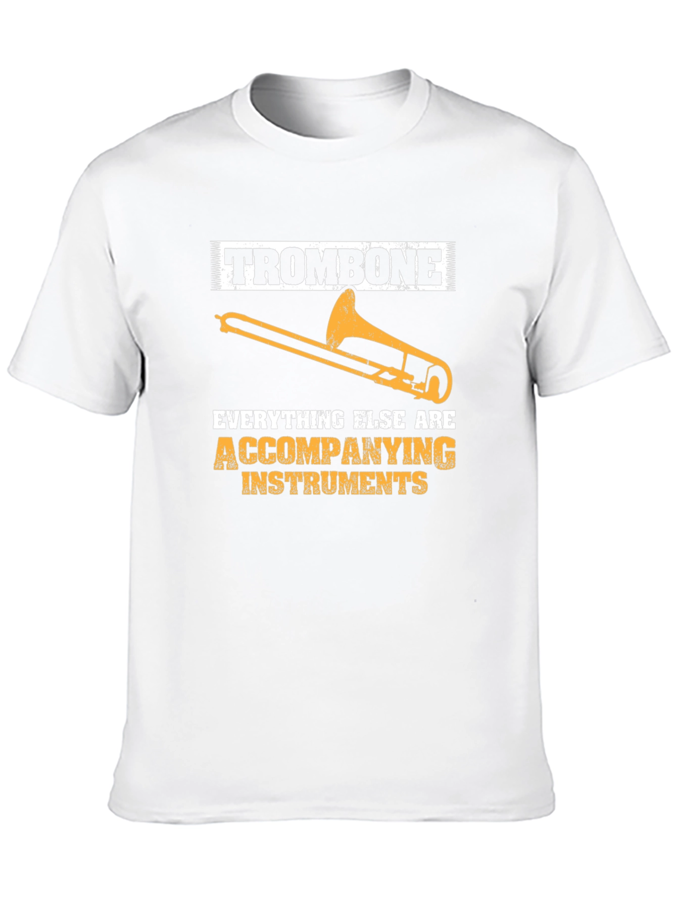 Black Trombone Player's T-Shirt - Accompanying Instruments view 10