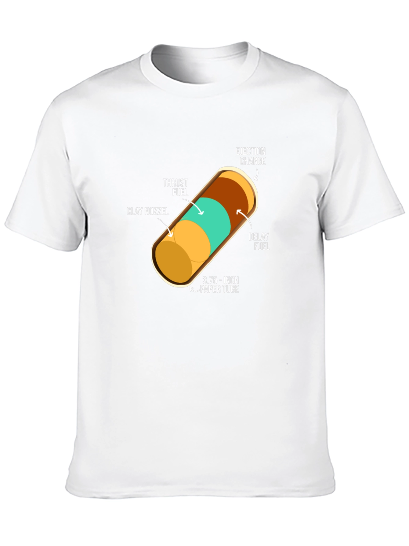 Black Rocket Schematic Graphic Tee - Black view 10