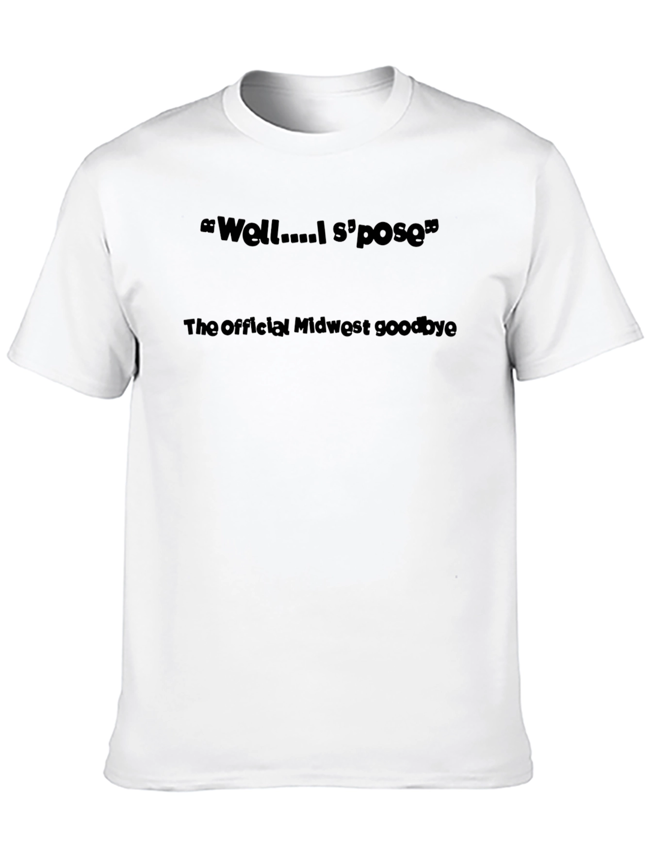 Black Midwest Goodbye T-Shirt - Well, I S'pose Tee view 10