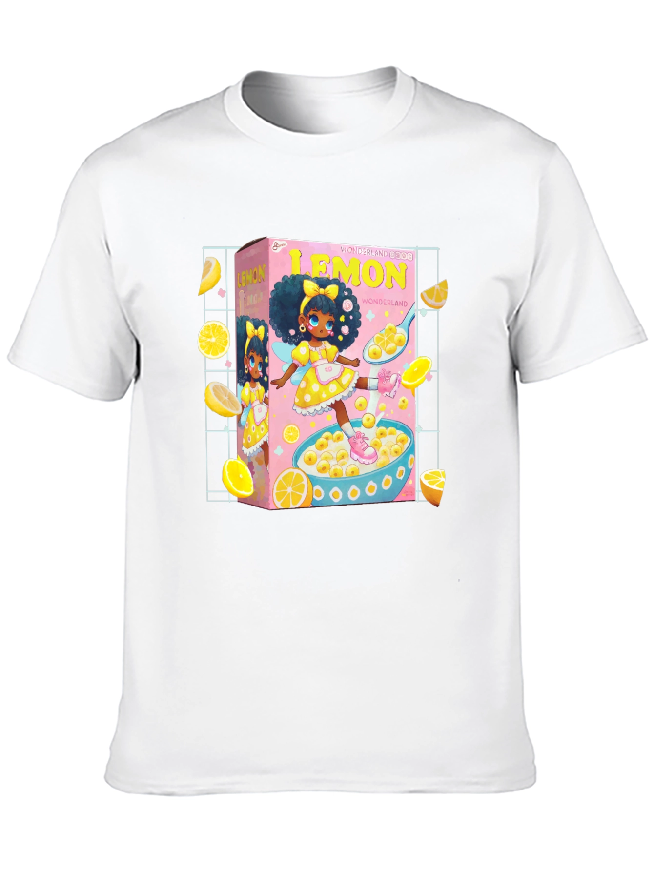 Black Lemon Wonderland Cereal T-Shirt view 10