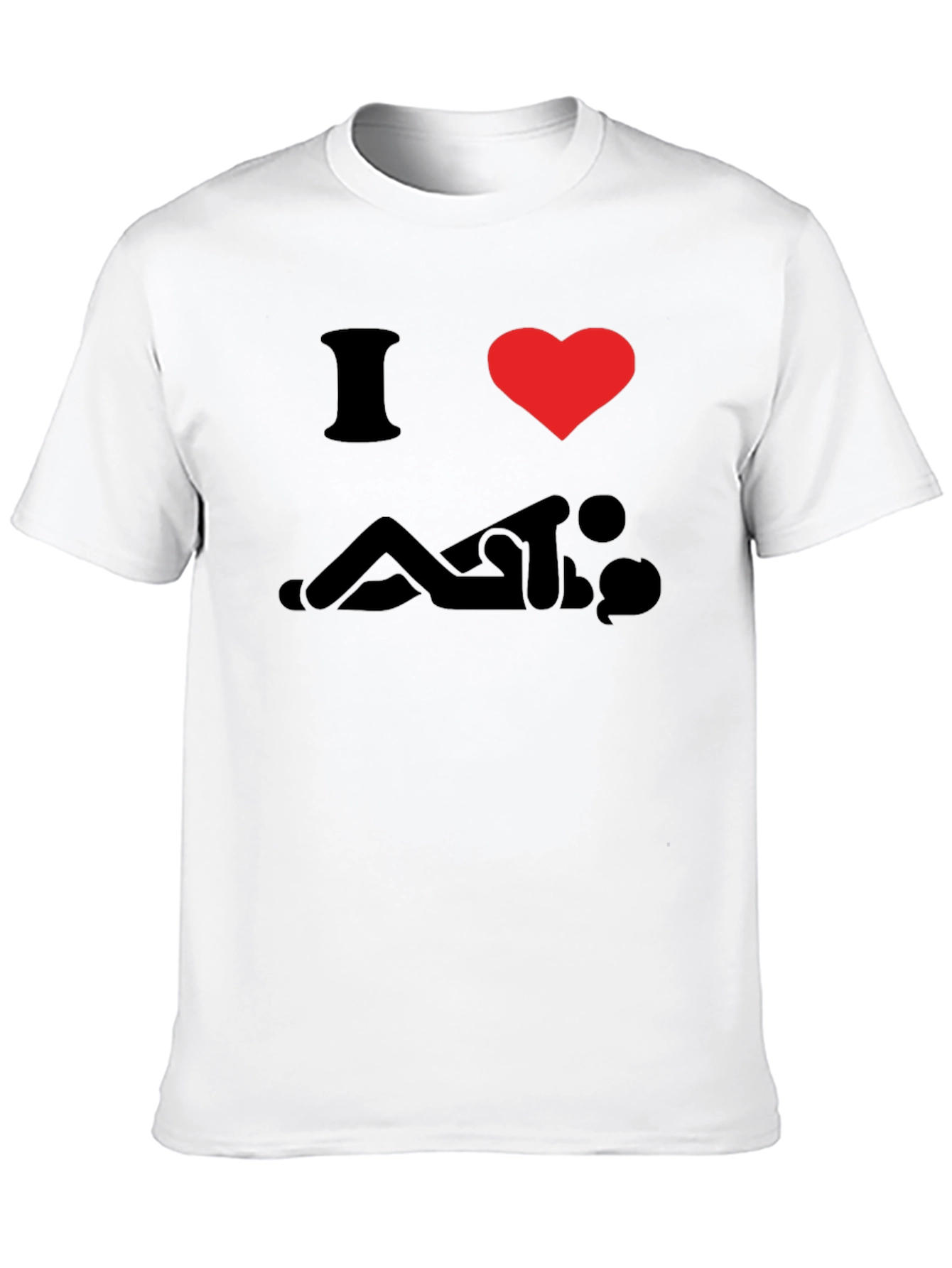 Black I Love Sex T-Shirt - Funny Graphic Tee view 10