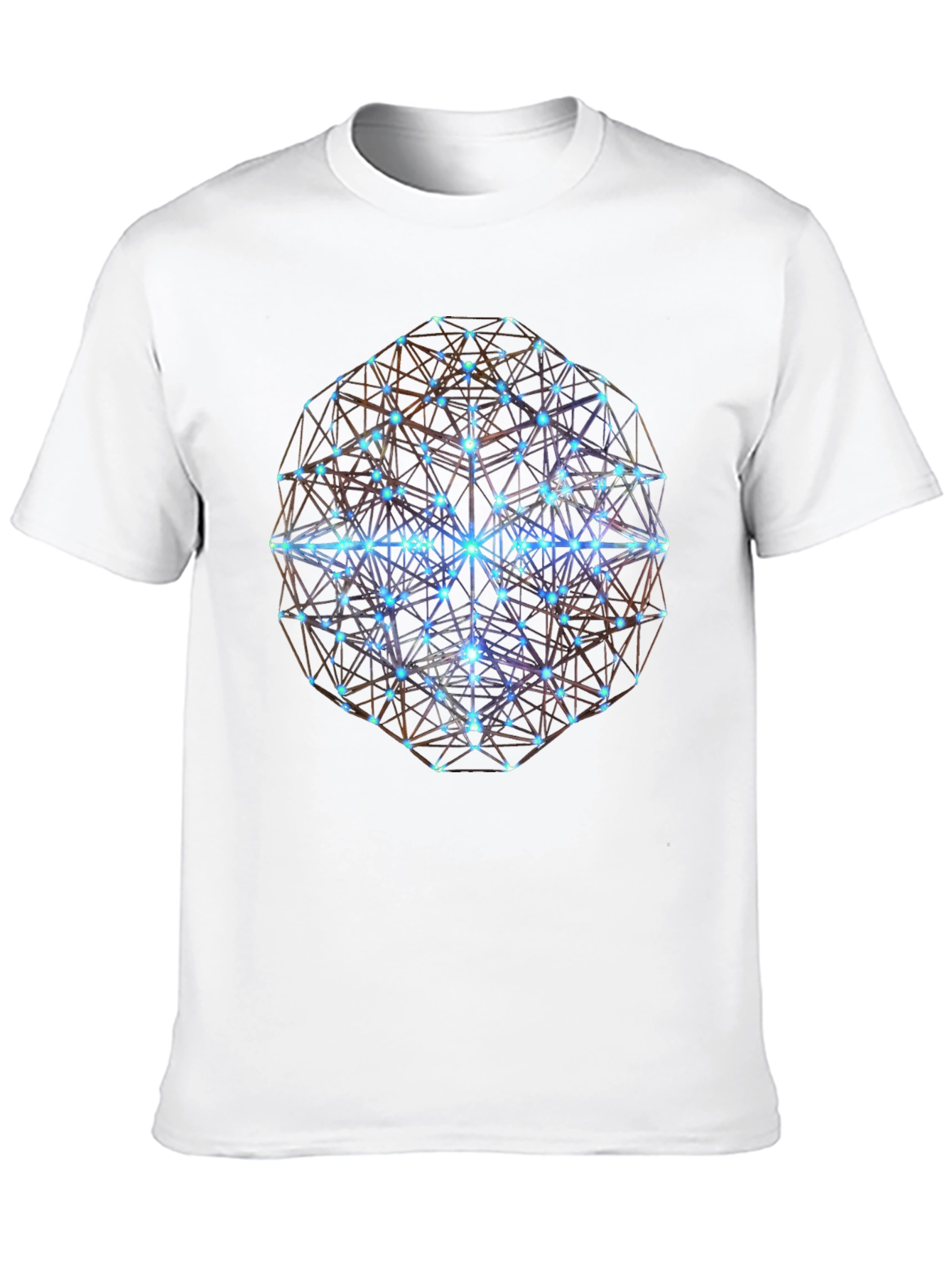 Black Geometric Sphere Graphic T-Shirt - Modern Design view 10