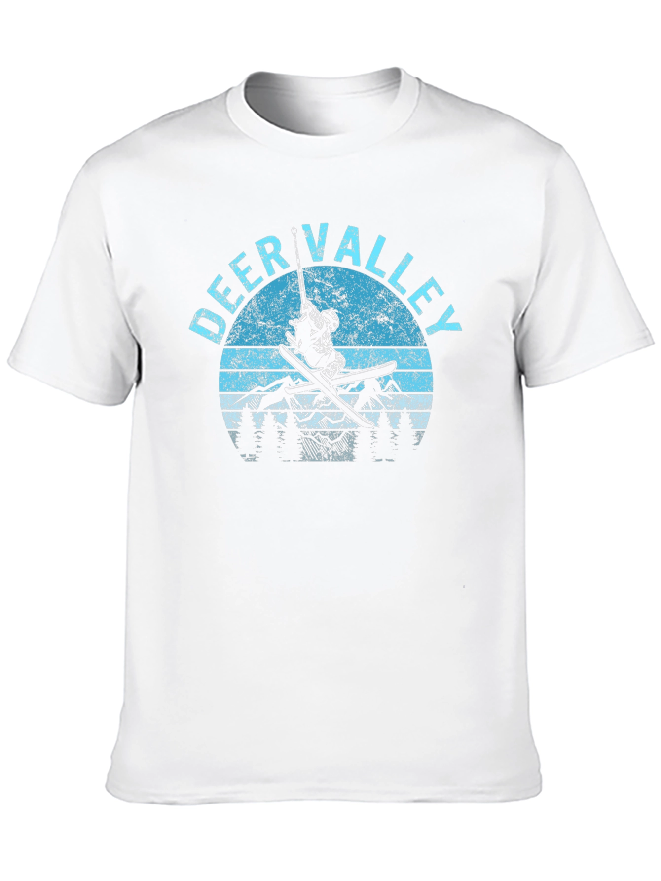 Black Deer Valley Retro Graphic Tee view 10