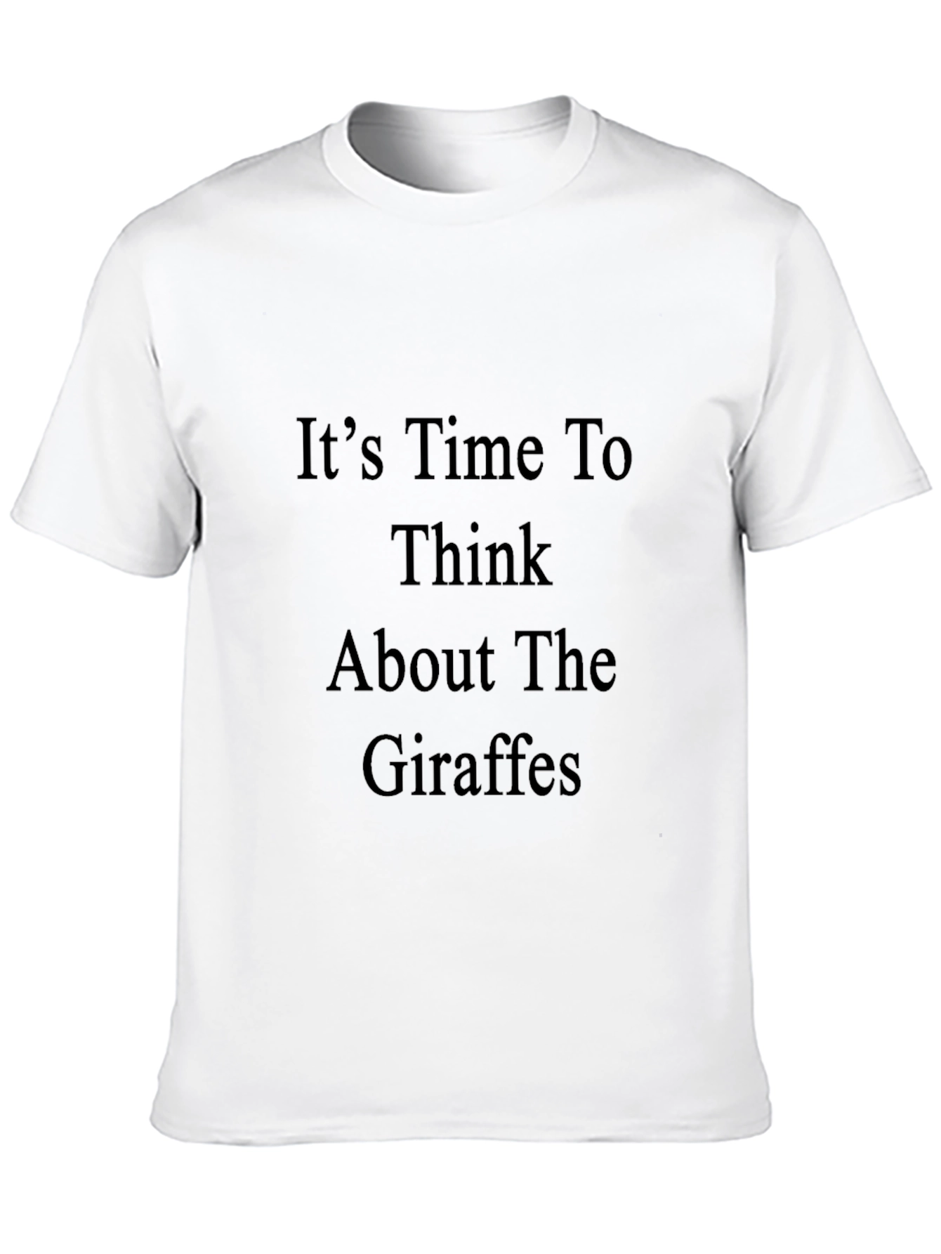 Black Think About The Giraffes Black T-Shirt view 10