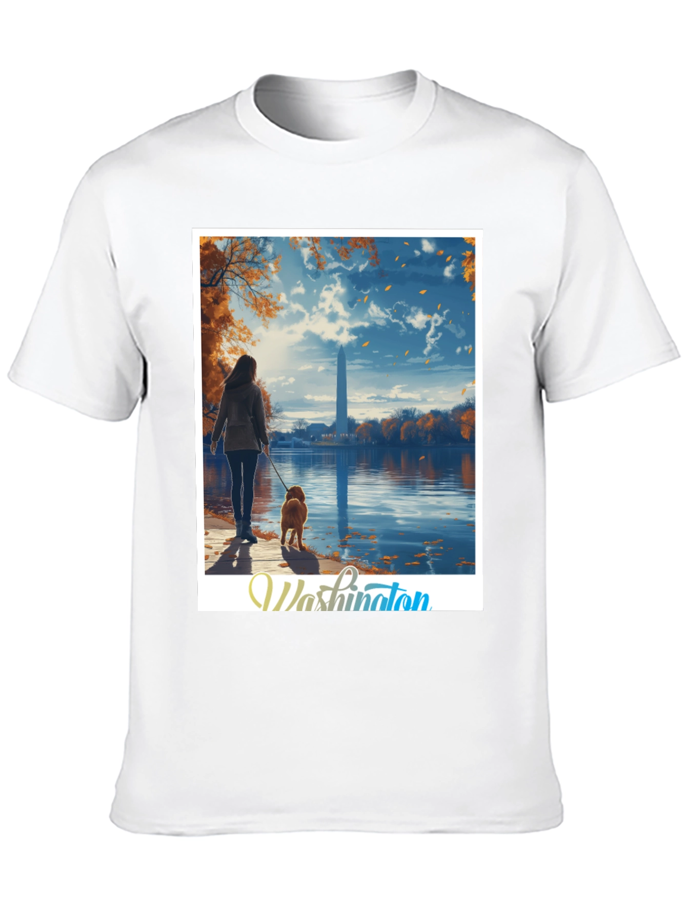 Black Washington Monument Graphic Tee view 10