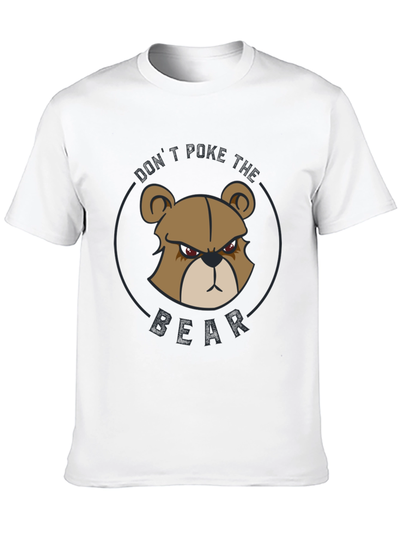Black Don't Poke The Bear Graphic T-Shirt - Black view 10