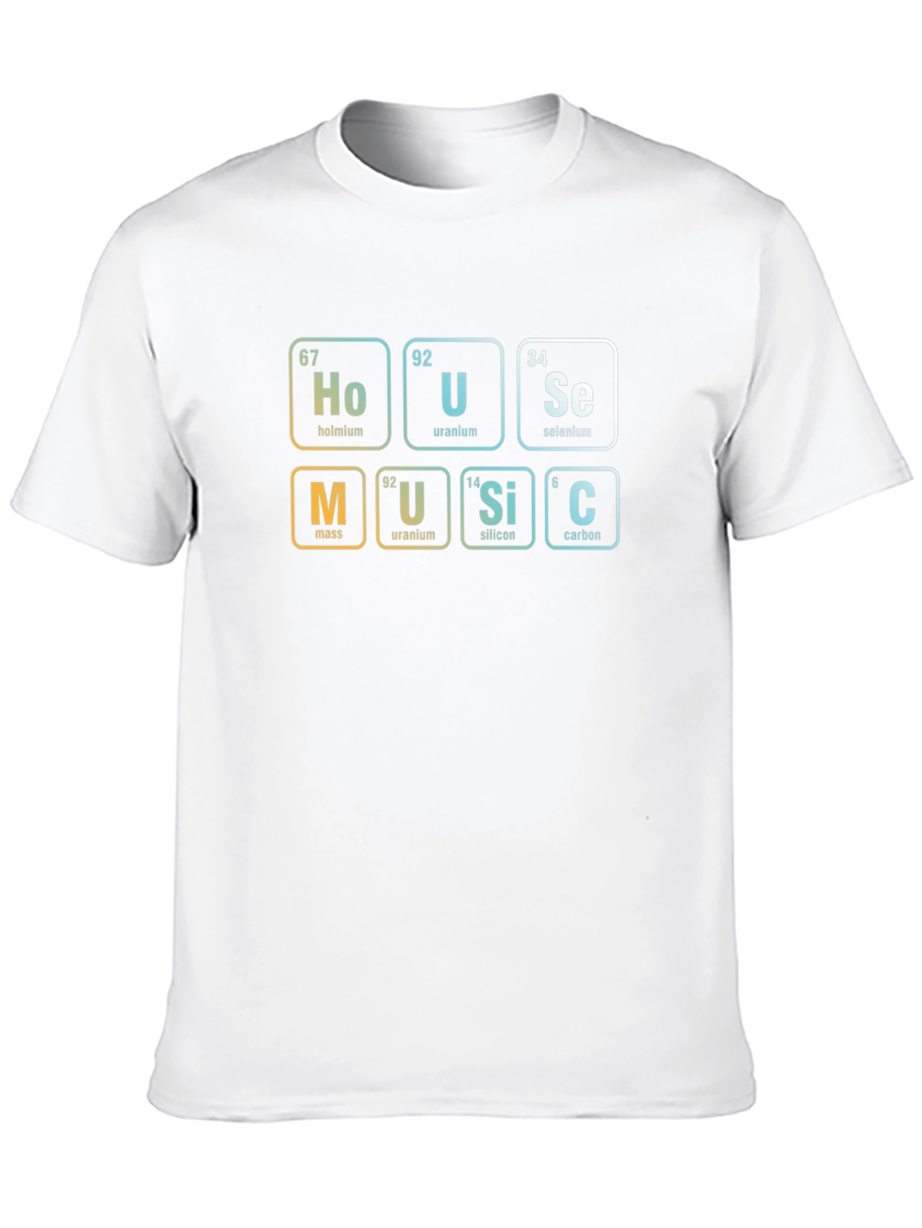 Black Periodic Table of Music T-Shirt view 10