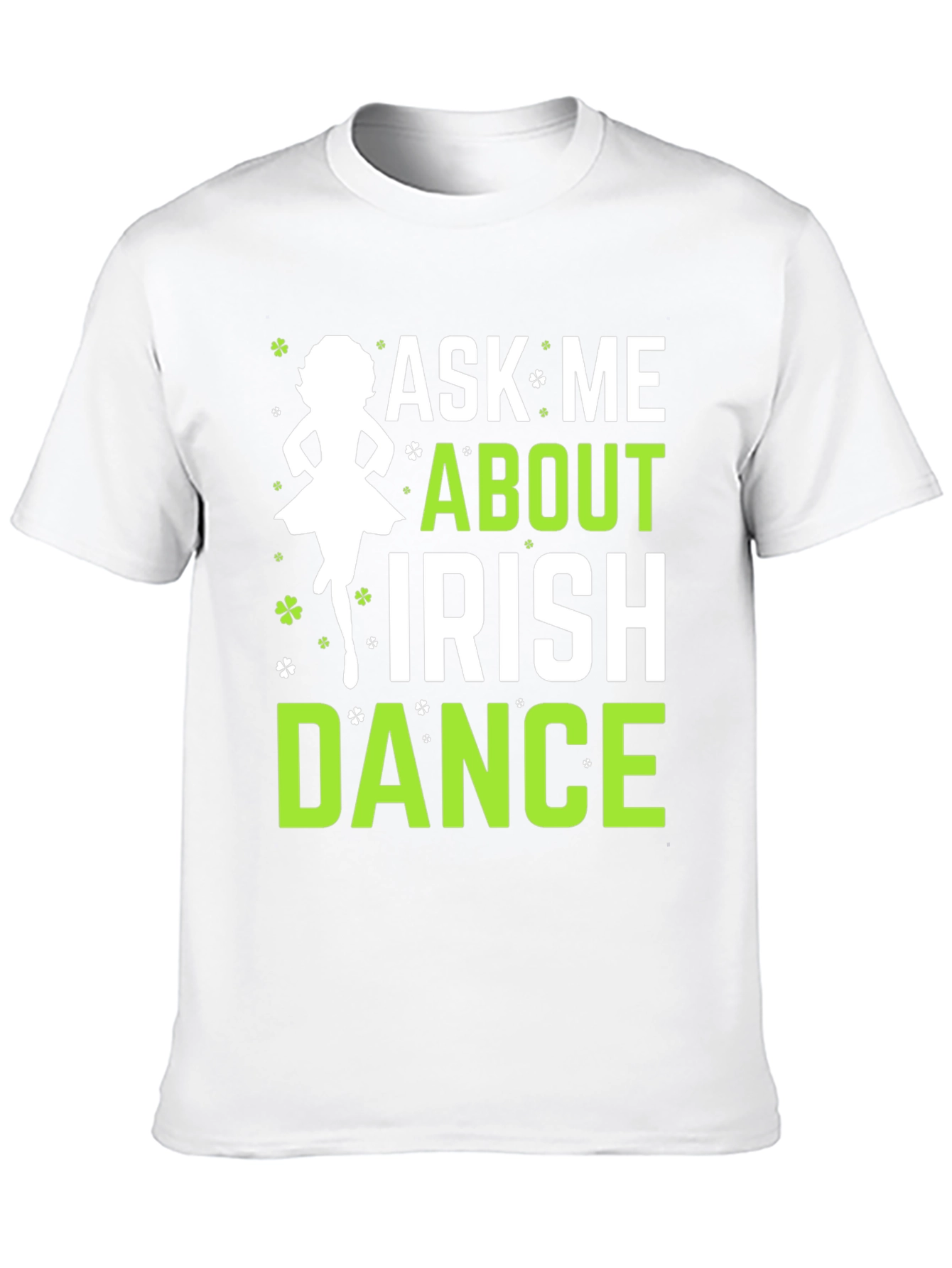 Black Ask Me About Irish Dance Black Graphic Tee view 10
