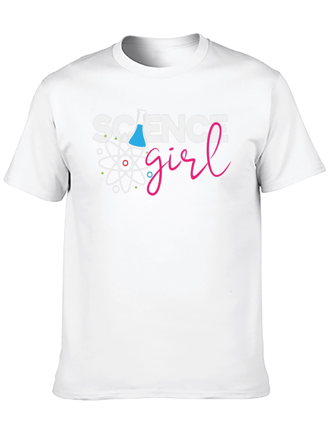 Black Science Girl Black T-Shirt - Chemistry Design view 10