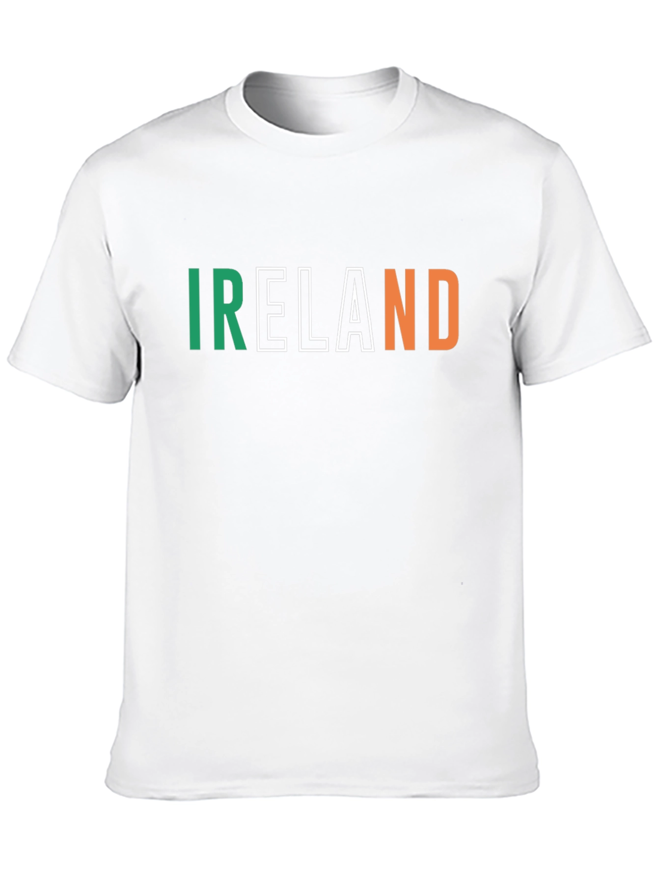 Black Ireland Flag Colors T-Shirt view 10